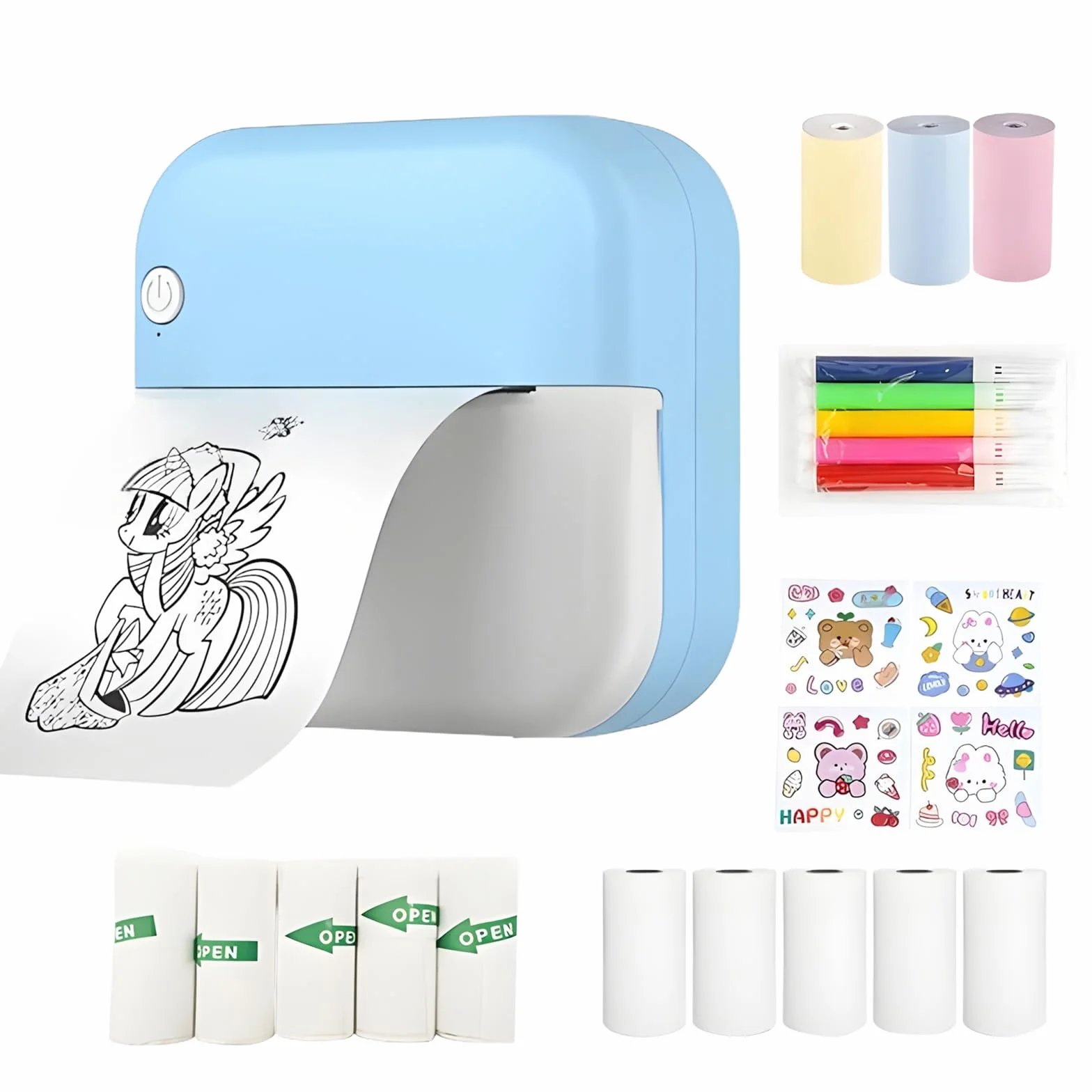 Mini drukarka termiczna Bluetooth DruCker do smartfonów, etykiet, notatek, zdjęć