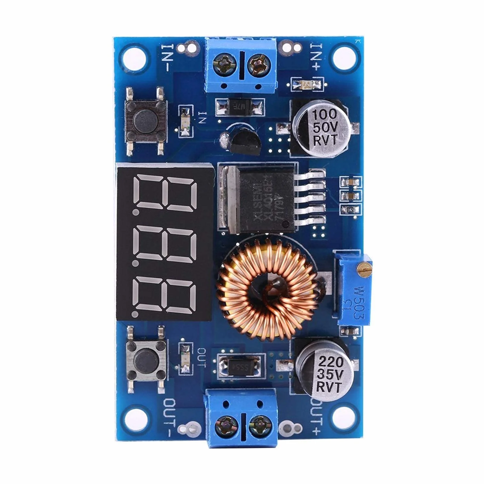 Regulator napięcia przetwornicy DC-DC moduł obniżający napięcie, 5 A, 4,0 V ~ 38 V do 1,25 V ~ 36 V, regulowany