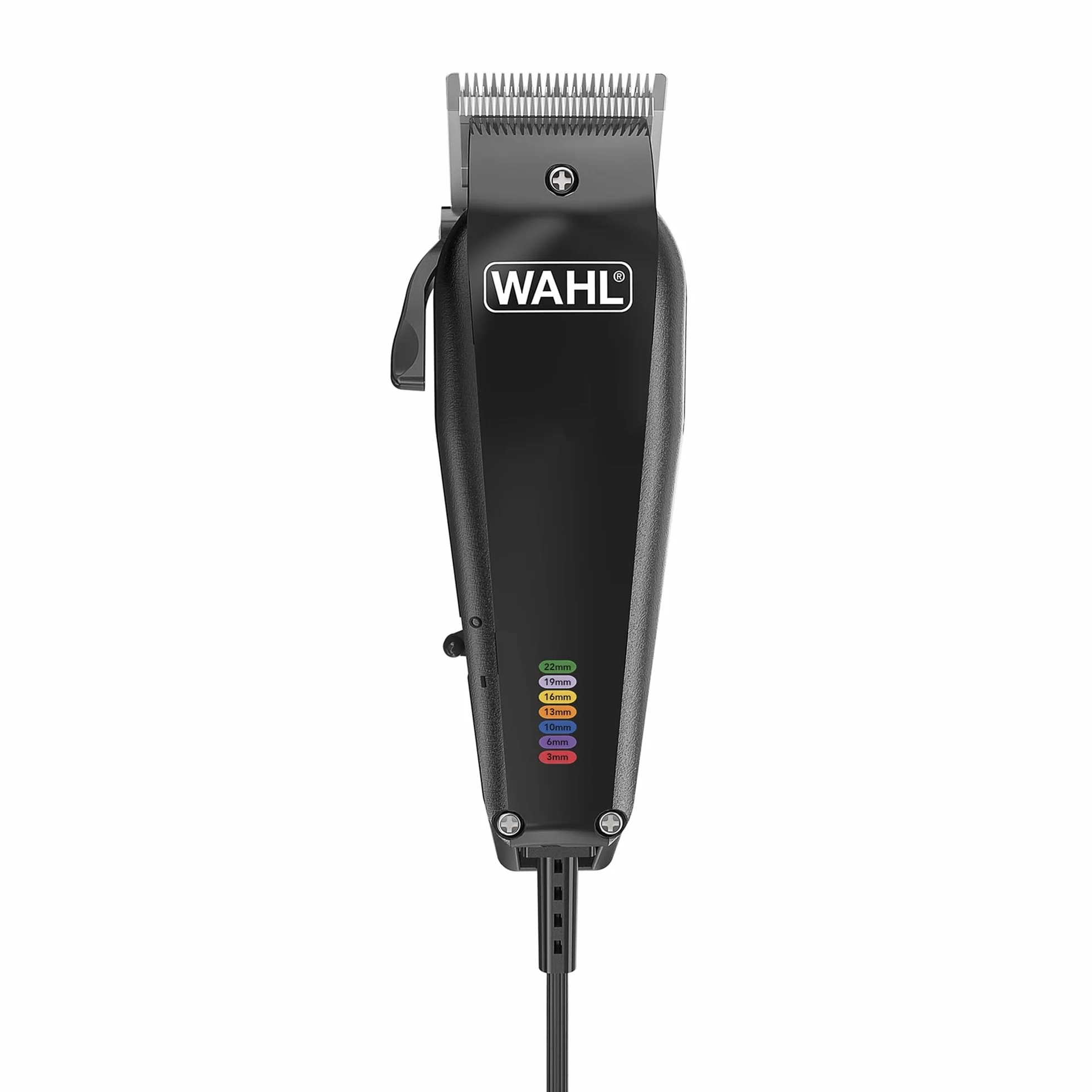 WAHL Multi Cut, Zestaw do Pielęgnacji Psów i Kotów, Pełna Sierść Zwierząt, Cichy, Przewodowy, Zwierzęta Domowe, Odporny na Rdzę, Ostrza ze Stali Wysokowęglowej, Precyzyjnie Szlifowane, Lekki, Czarny