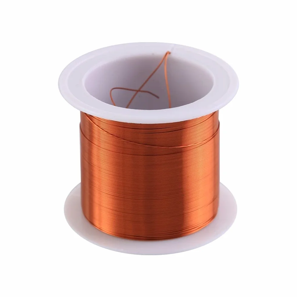Emaliowany drut miedziany, 0,3 mm 40 m drut z magnesem uzwojenia cewki miedzianej, do cewki magnetycznej transformatora silnika