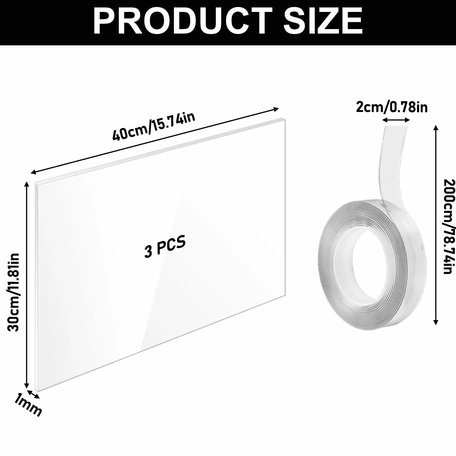 3 sztuki kuweta dla kota Pee Shields 30 x 40 cm: ochrona przed pryskaniem do kuwety z 1 rolką nanotaśmy, obudowa kuwety, akcesoria dla kotów, osłony kuwety dla kota