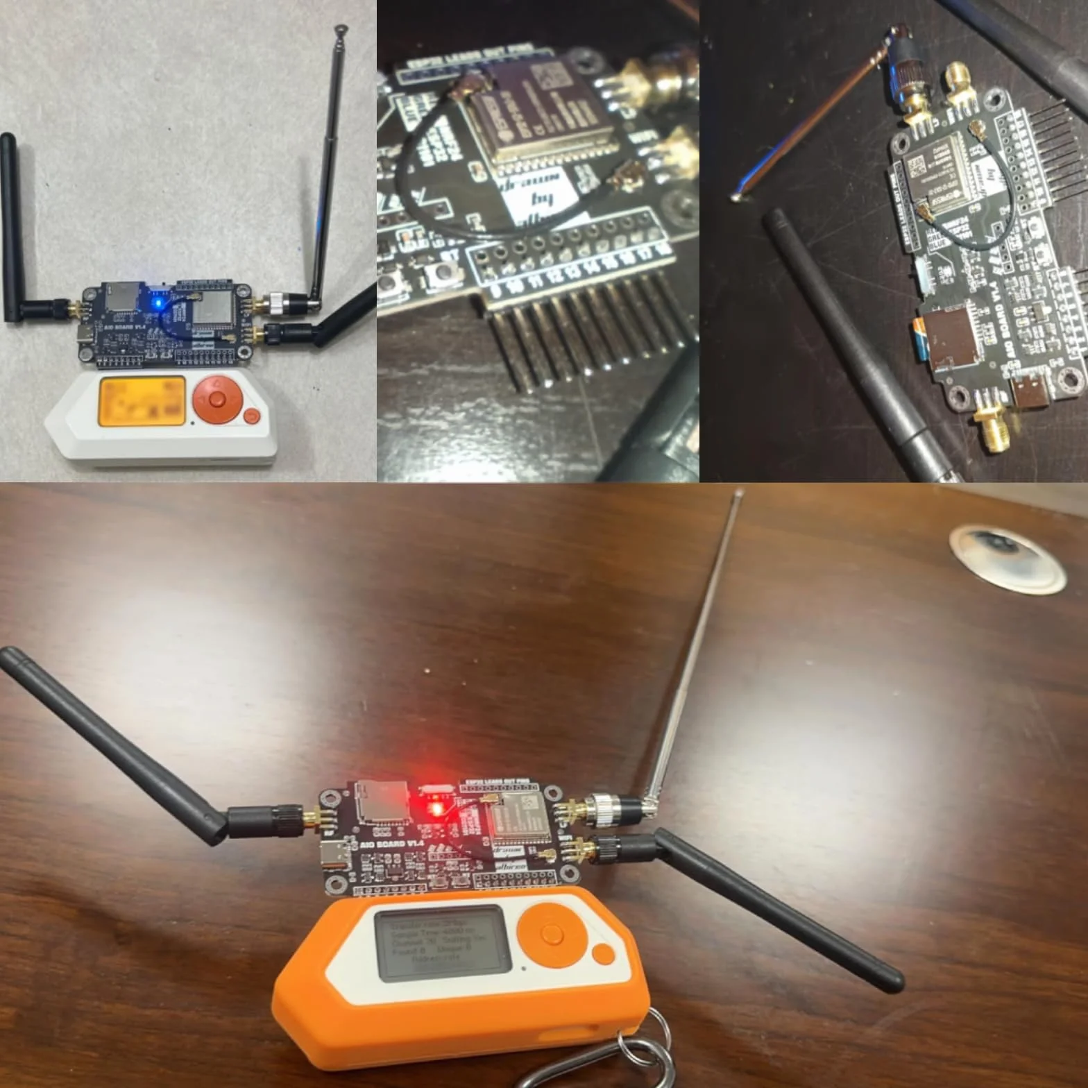 Flipper Zero moduł WiFi 2,4/5 GHz CC1101 NEF Sniffer Mousejacker płyta rozszerzeń