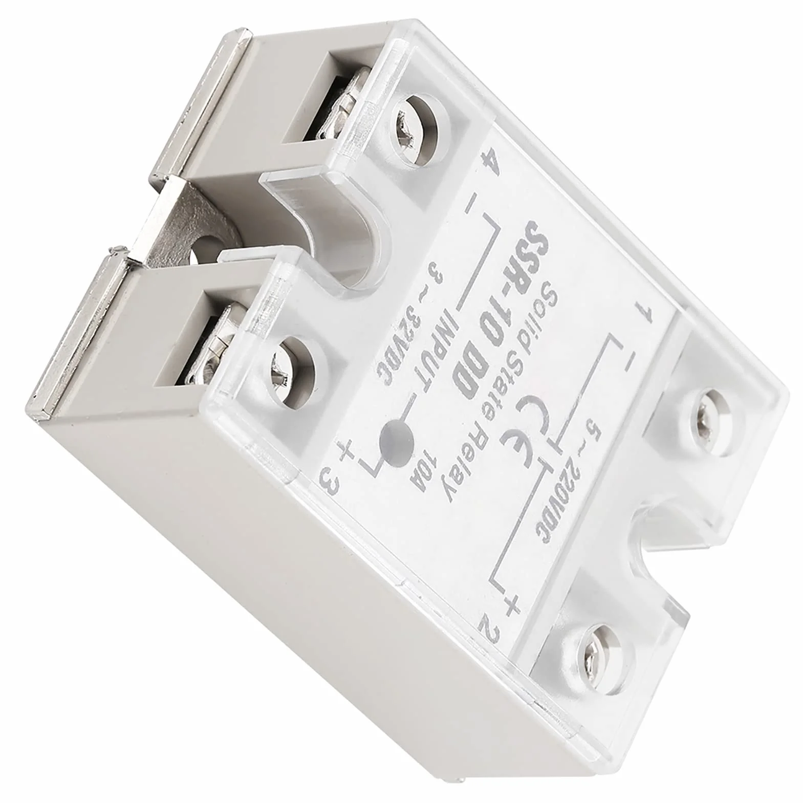 SSR-10 DD 10A 5-220V DC moduł przekaźnika półprzewodnikowego do przemysłowych procesów automatyzacji