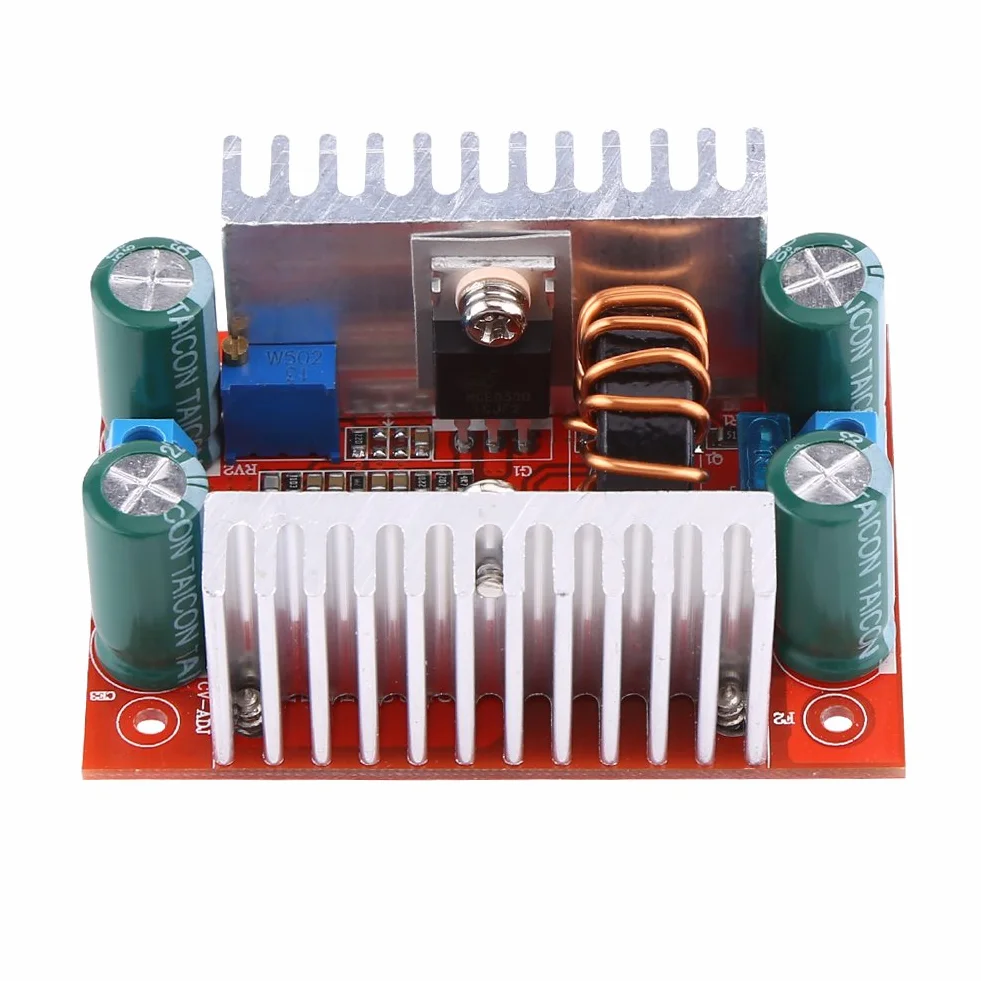 Moduł Step Up, 400W DC-DC Step-up Boost Converter Moduł Zasilacza Stałoprądowego Sterownik LED Konwerter Napięcia Podwyższający Napięcie