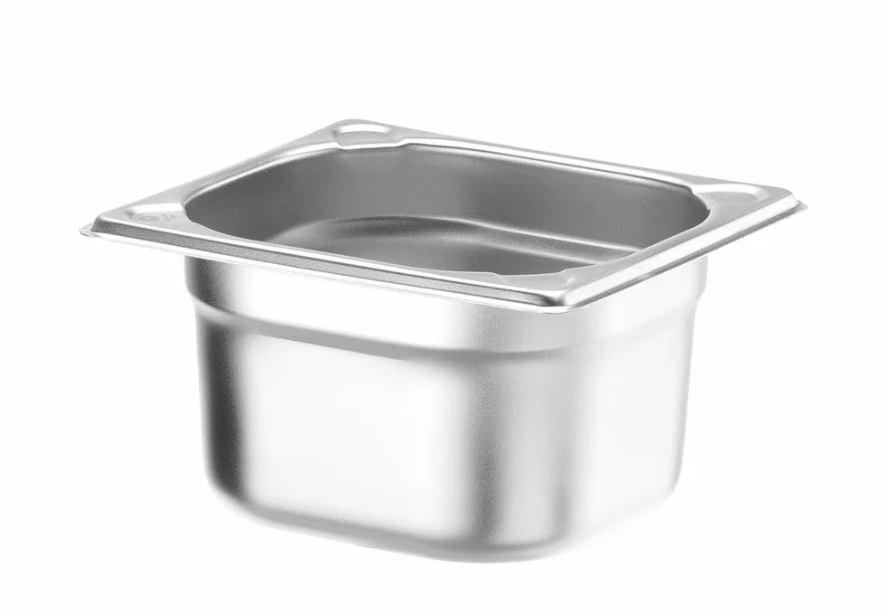 HENDI Pojemnik GN1/6 ze stali nierdzewnej 1,6L 176x162x100mm odporny na temp. -40°C do 250°C