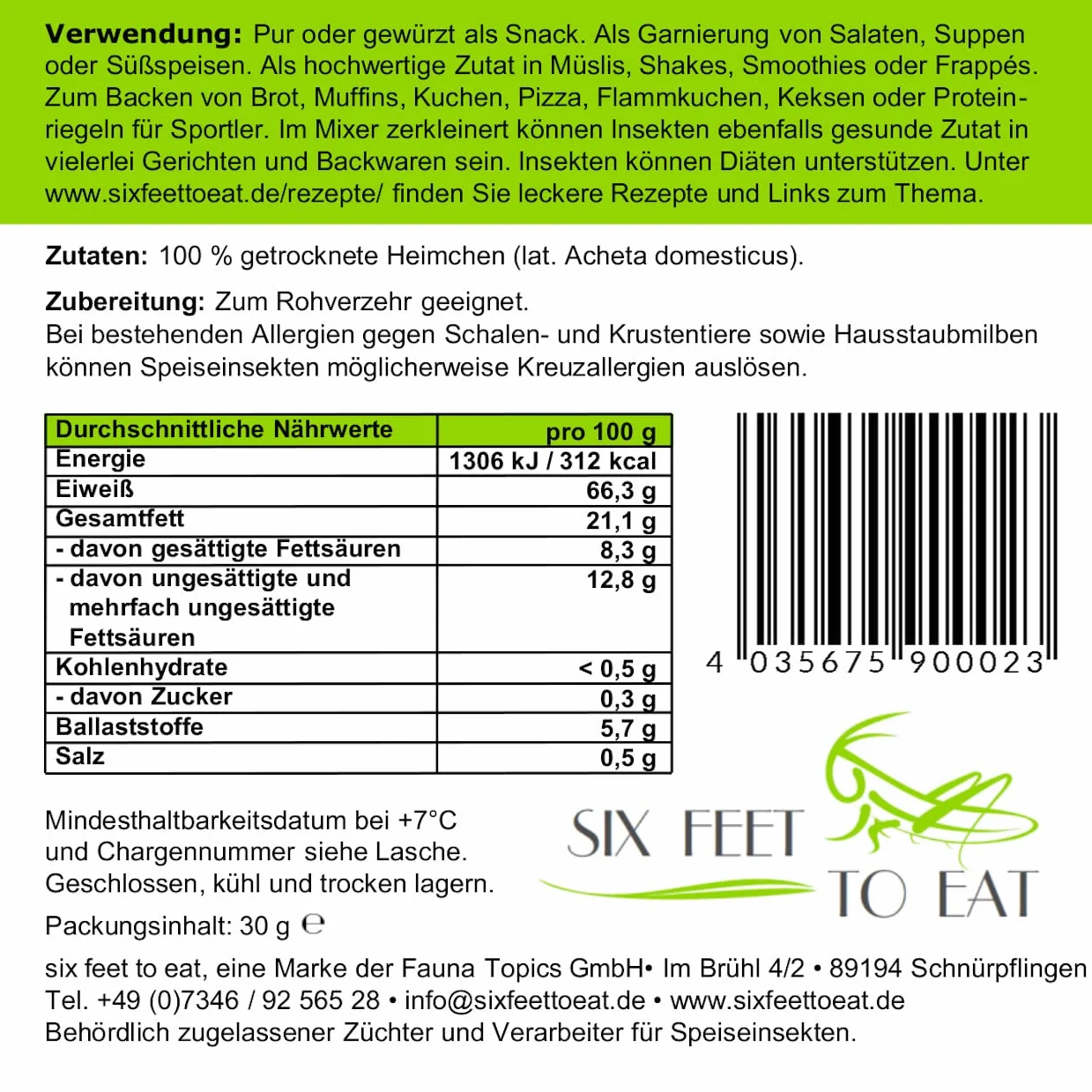 Jadalne owady - Owady do jedzenia od Catch-Your-Bug - po 30 g prażonych szarańczy, świerszczy i dżdżownic