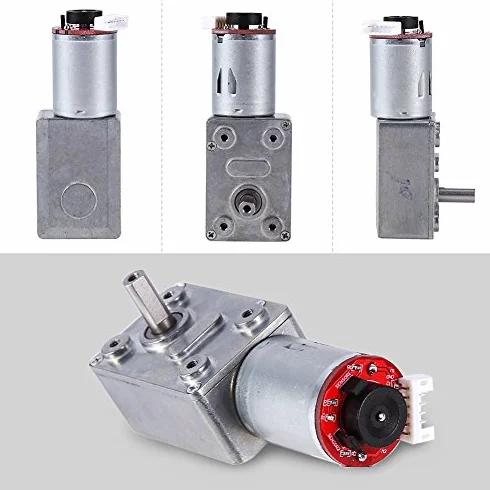 DC 12V Schneckengetriebe Motor Reduzierung mit Encoder selbsthemmend 10RPM