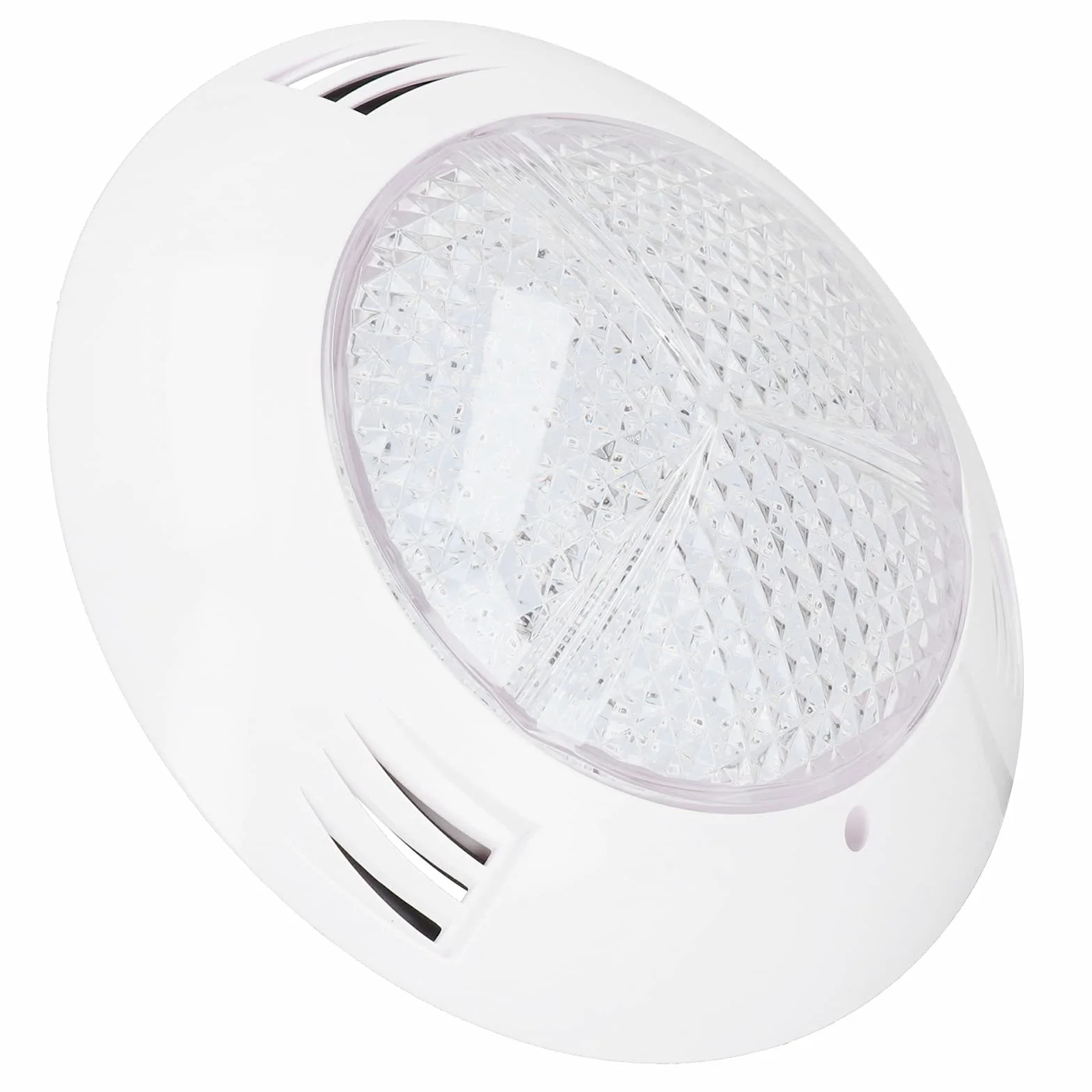 Fafeicy Wodoodporna Podwodna LED IP68, Biała Lampka do Basenu o Niskim Napięciu 12 V z Chipem SMD2835 do Oświetlenia Akwarium w Basenie (25W)