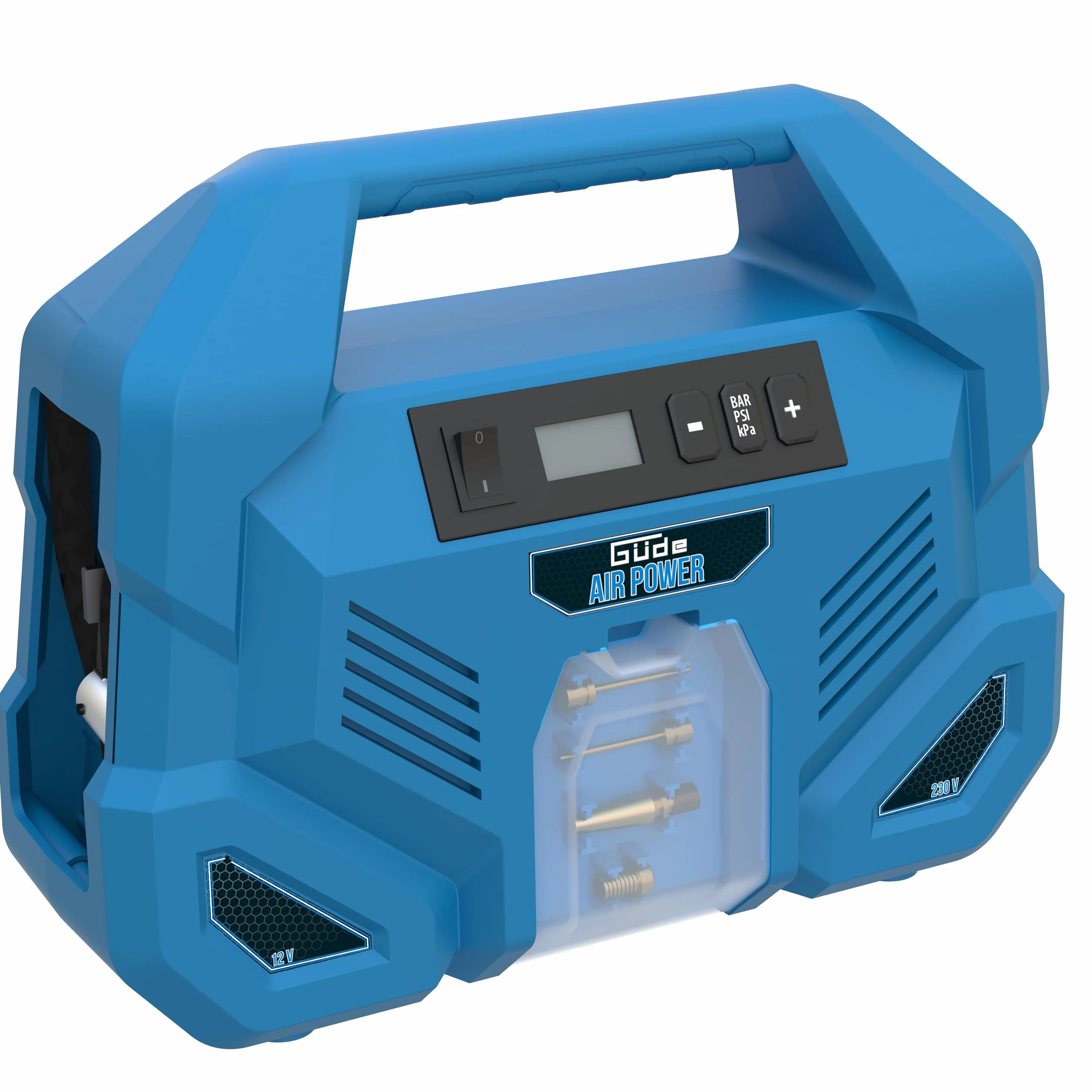 Güde Sprężarka Airpower Dual Drive 12/230 V 150 W 8 bar 20 l/min 5-częściowa