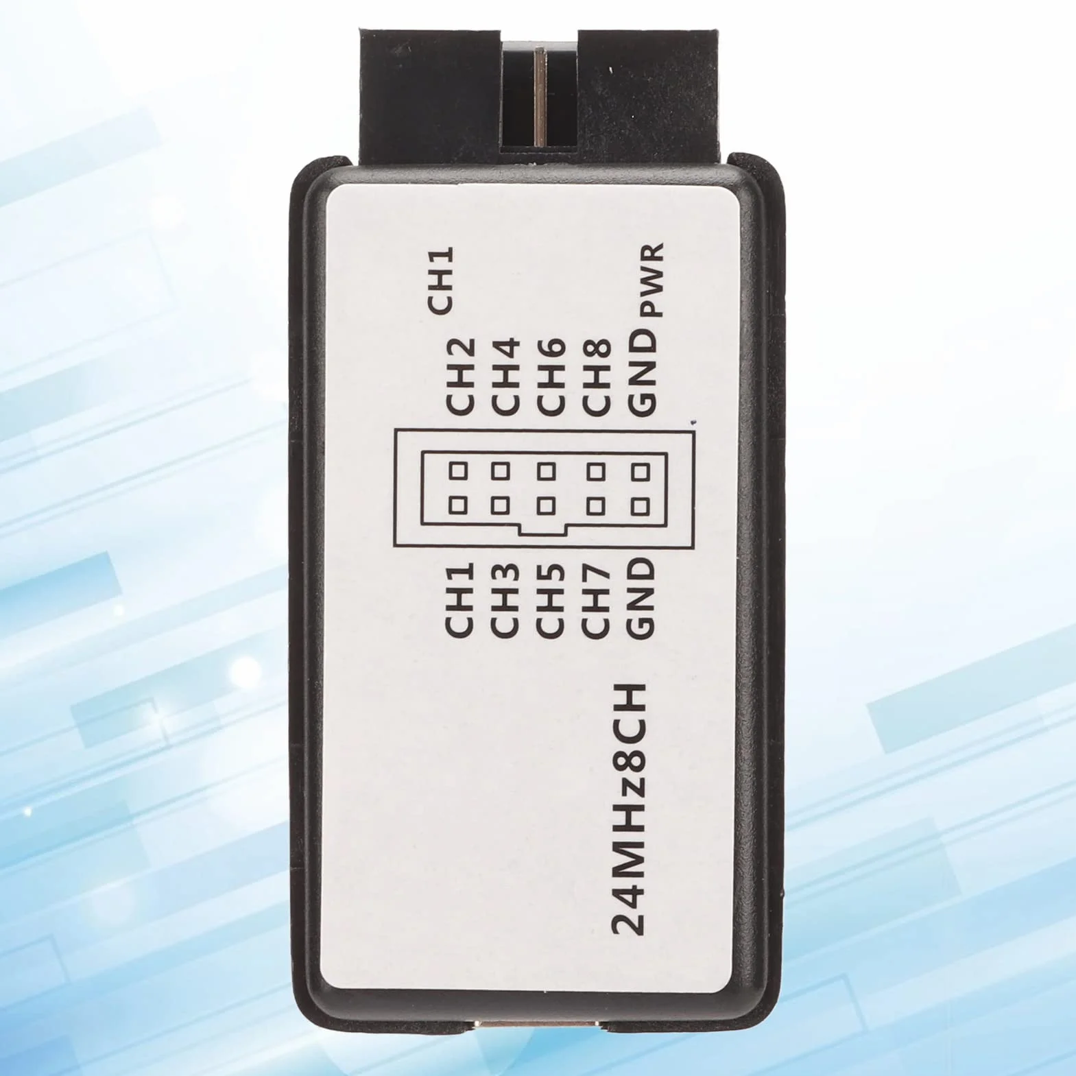 8-kanałowy Analizator Stanów Logicznych 24MHz USB 10 Miliardów Próbek z Buforowaniem