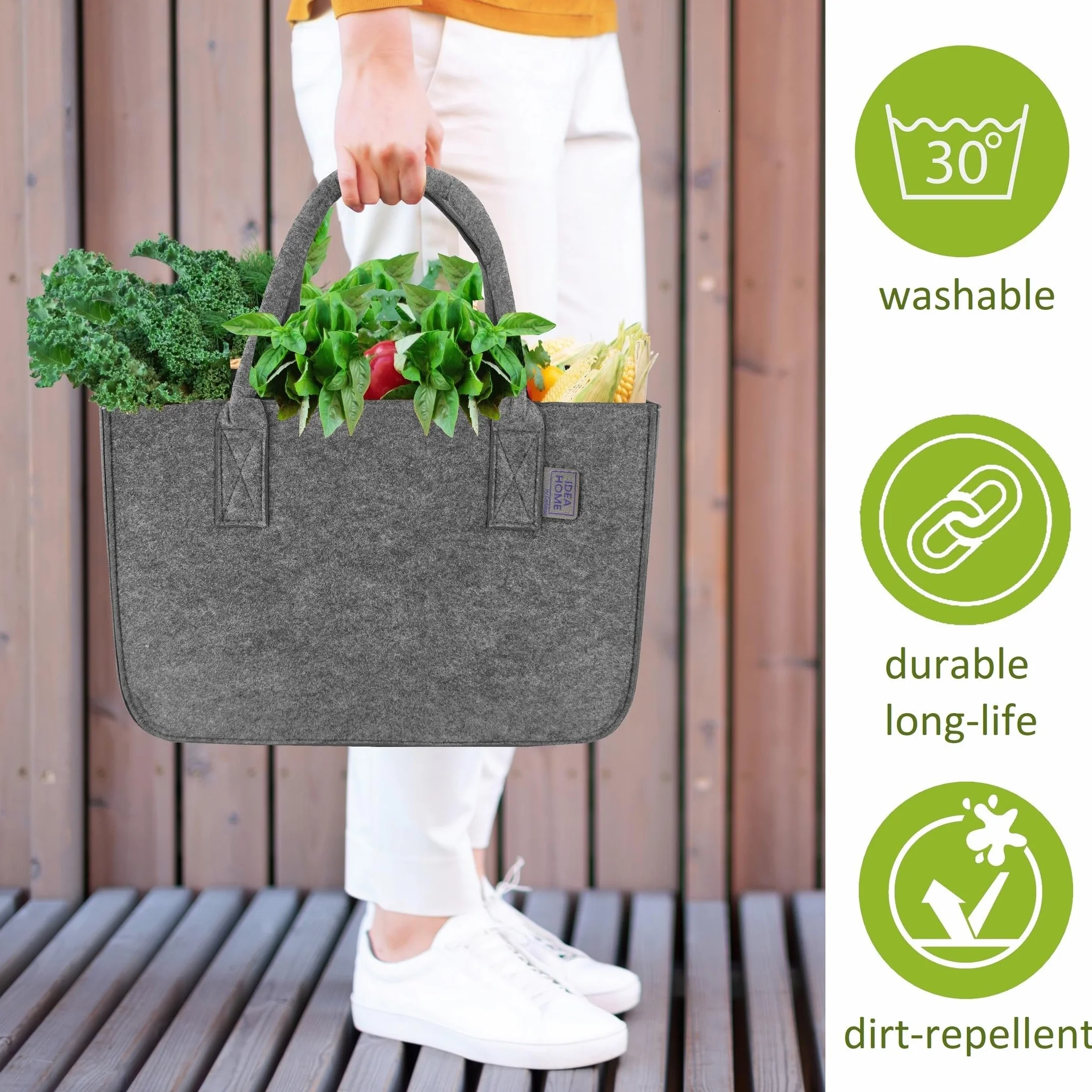 IDEA HOME Torba filcowa Shopper