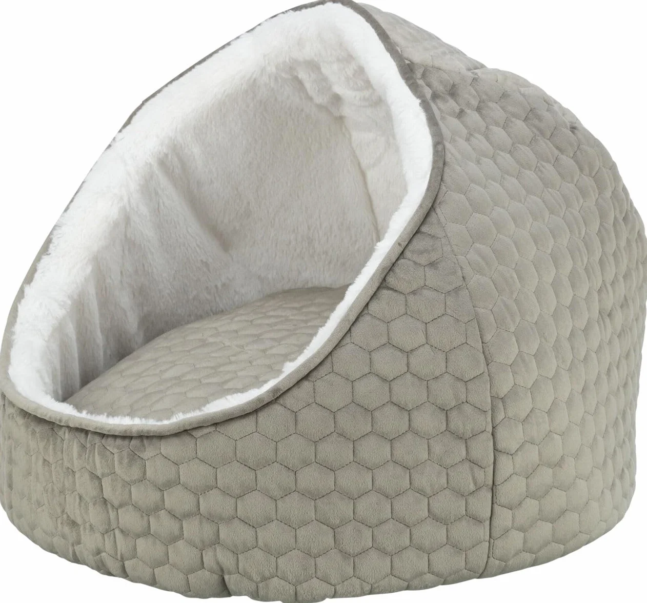 TRIXIE 36357 jaskinia Livia, ø 45 × 33 cm, kolor taupe/kremowy