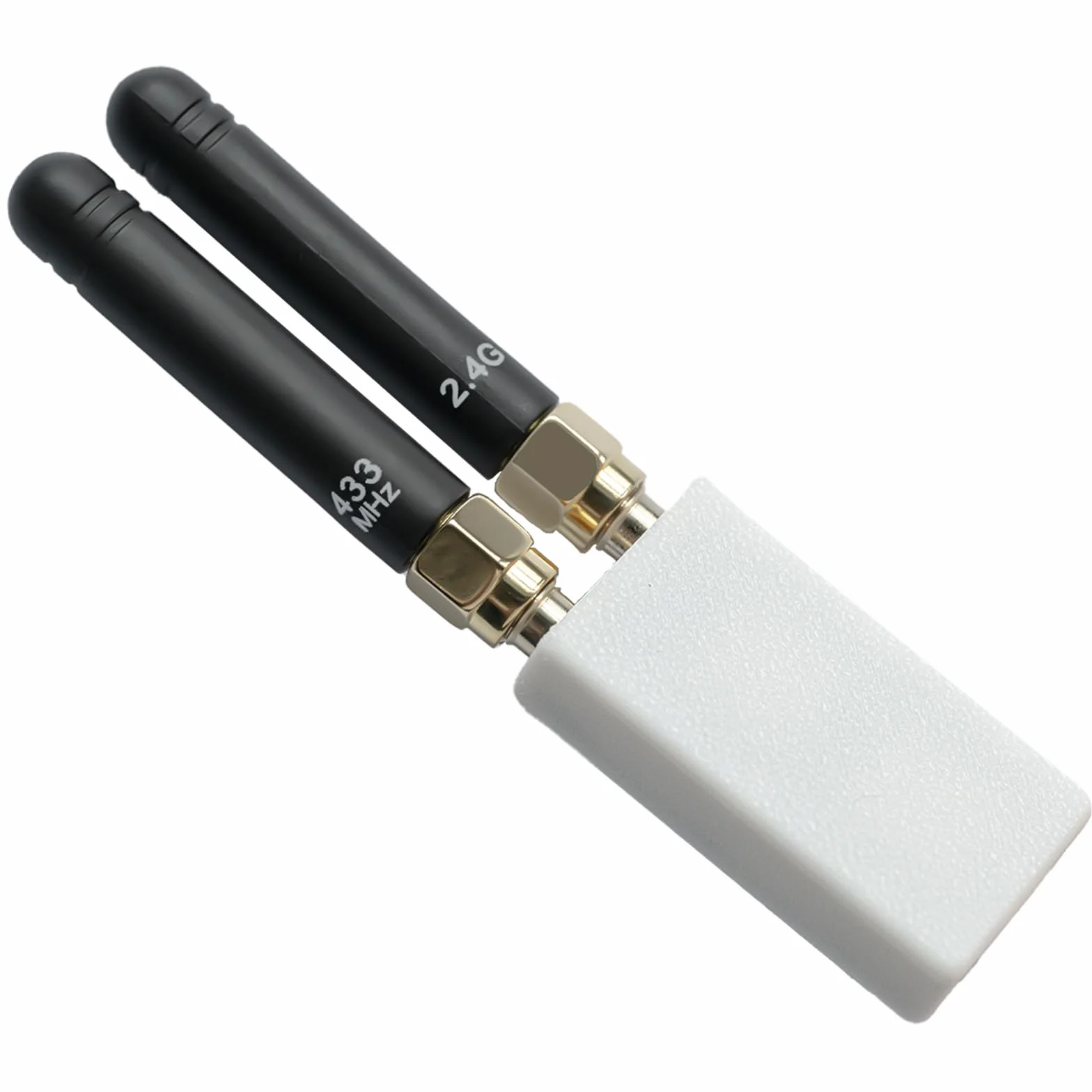 Flipper Zero NRF24 & CC1101 2-w-1 RF Devboard, ultrakompaktowy bezprzewodowy moduł, 2,4 GHz i 433 MHz, automatyczne przełączanie, Plug & Play z 3D-wydrukowanym obudową