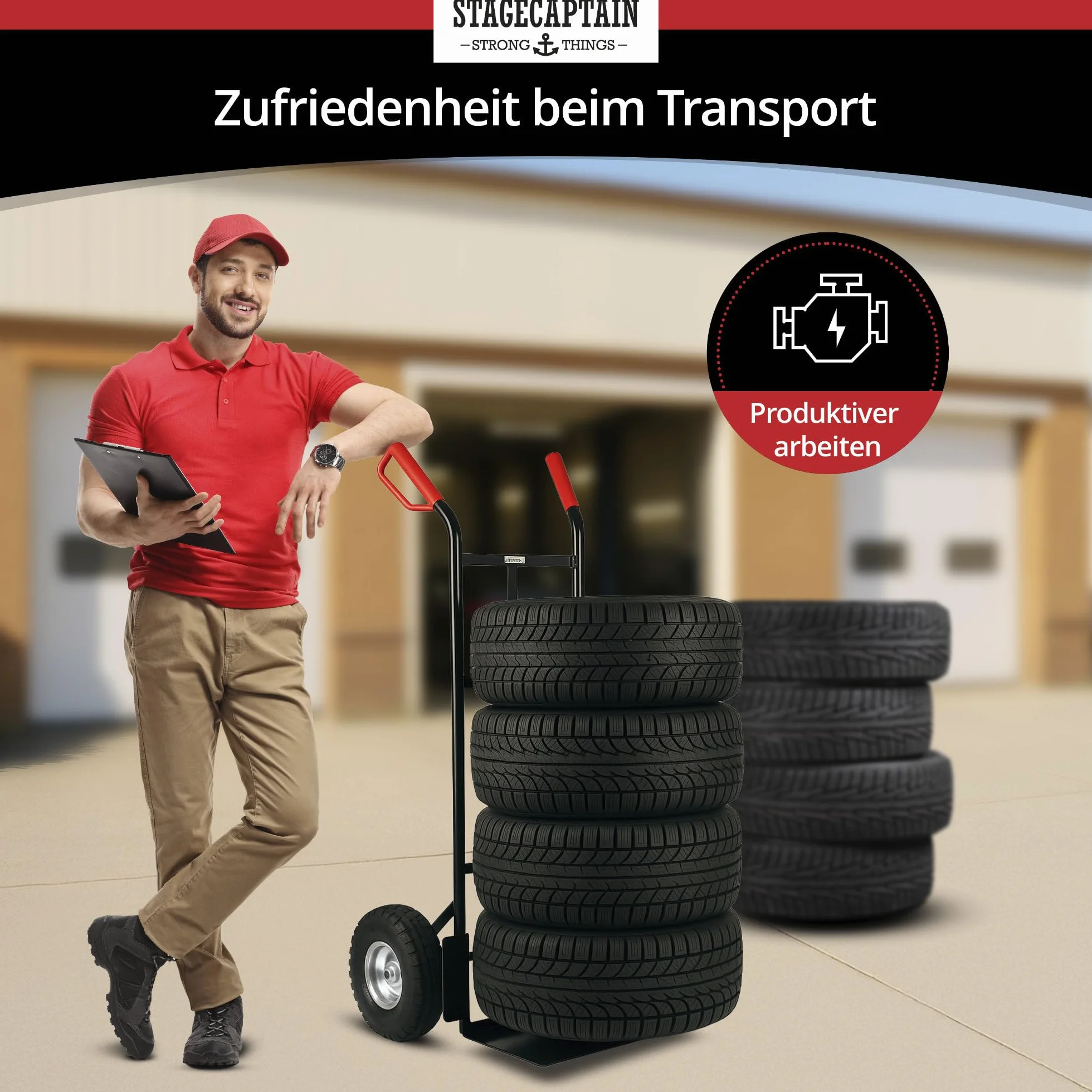 Wózek widłowy Stagecaptain Carryboy, maks. 200 kg