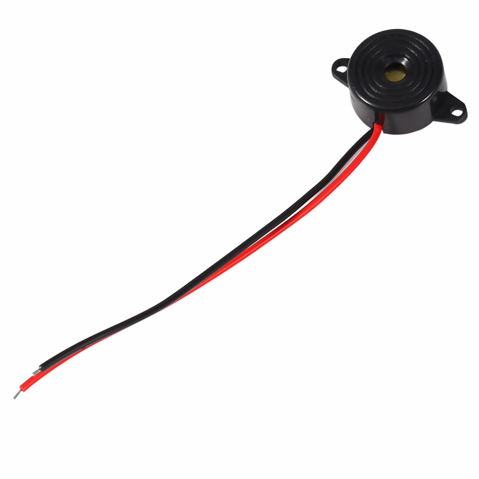 Piezo Elektroniczny Alarm Dźwiękowy 3-24V Brzęczyk 85-95dB 12VDC 100mm