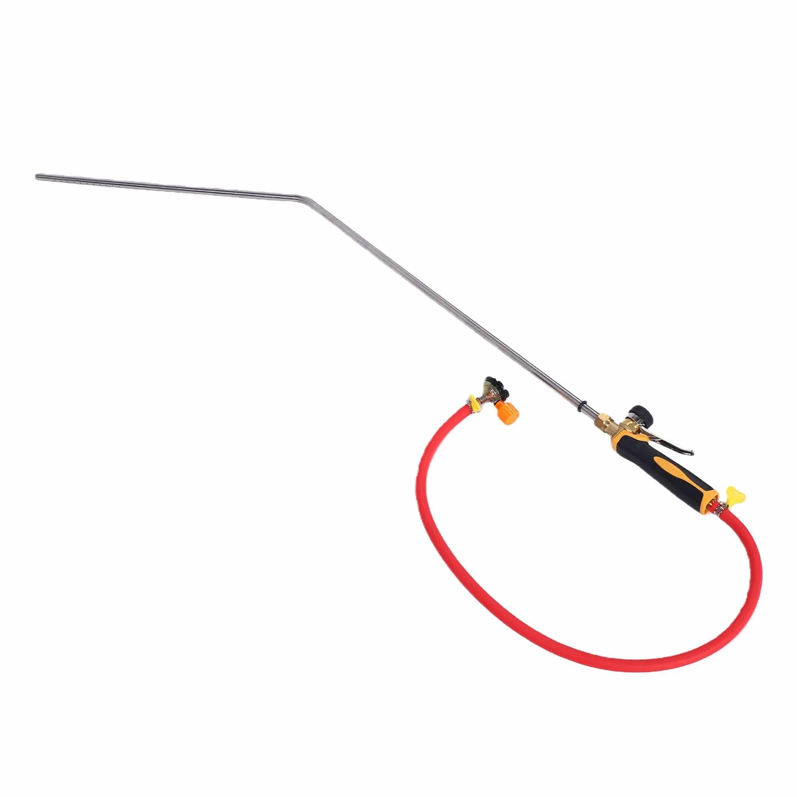 GLOGLOW Artykuły do ​​pielęgnacji Zwierząt Gospodarskich Palnik Gazowy Wygięta Różdżka 96 Cm Rura 8 Mm Uchwyt Silikonowy Ciśnienie 40 Kg dla Gospodarstw Mlecznych Pielęgnacja Wymion Bydła