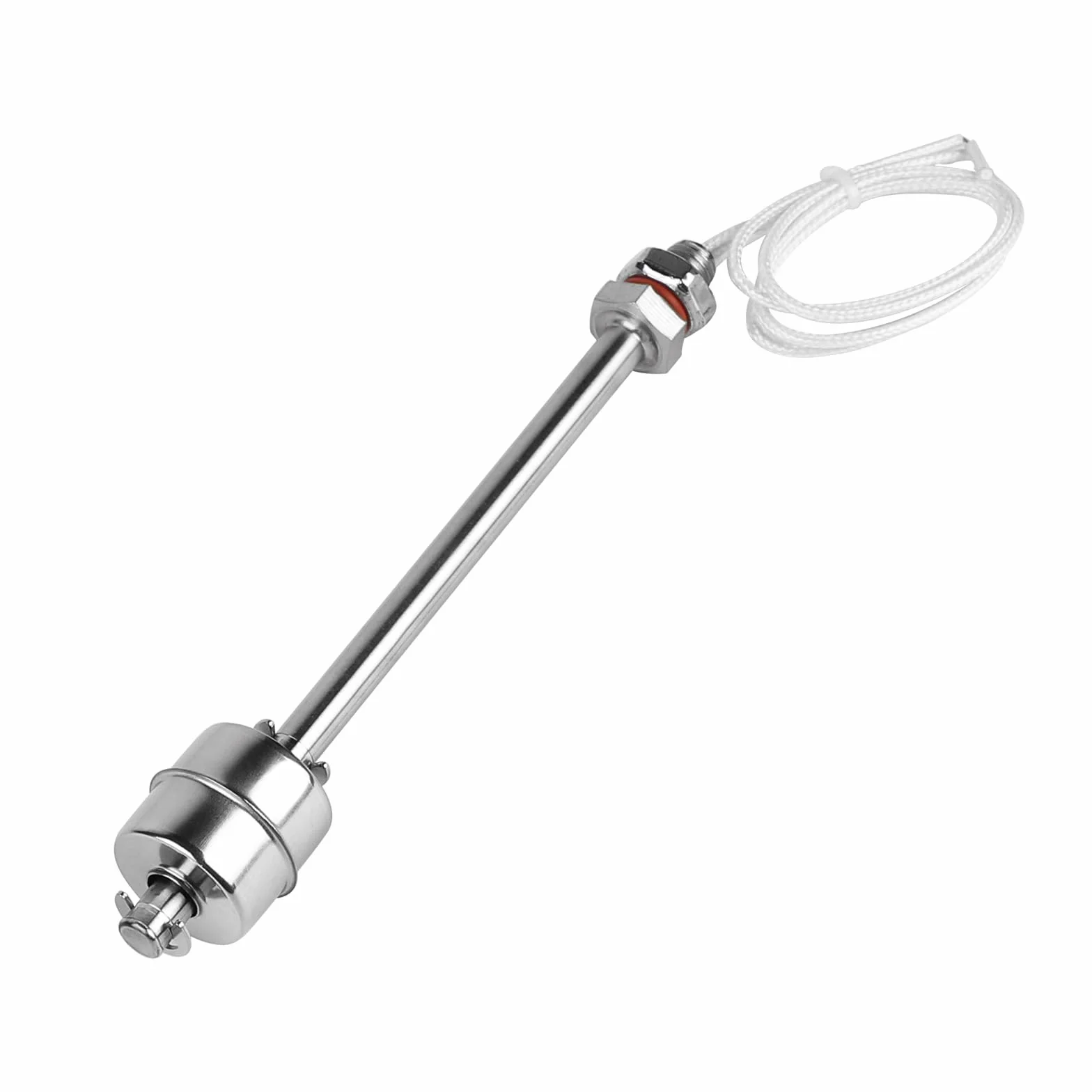 EXLECO Przełącznik pływakowy ze stali nierdzewnej 150 mm czujnik poziomu wody M10 230 V
