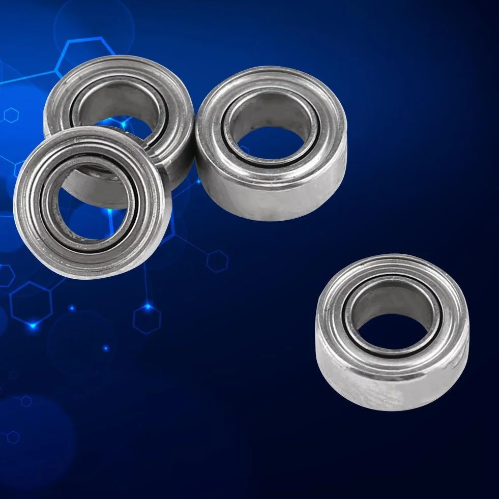 MR63ZZ Double Shielded Bearings Ball mini łożyska, miniaturowe łożyska kulkowe 3 x 6 x 2,5 mm, do drukarek, modelarstwa, 10 sztuk