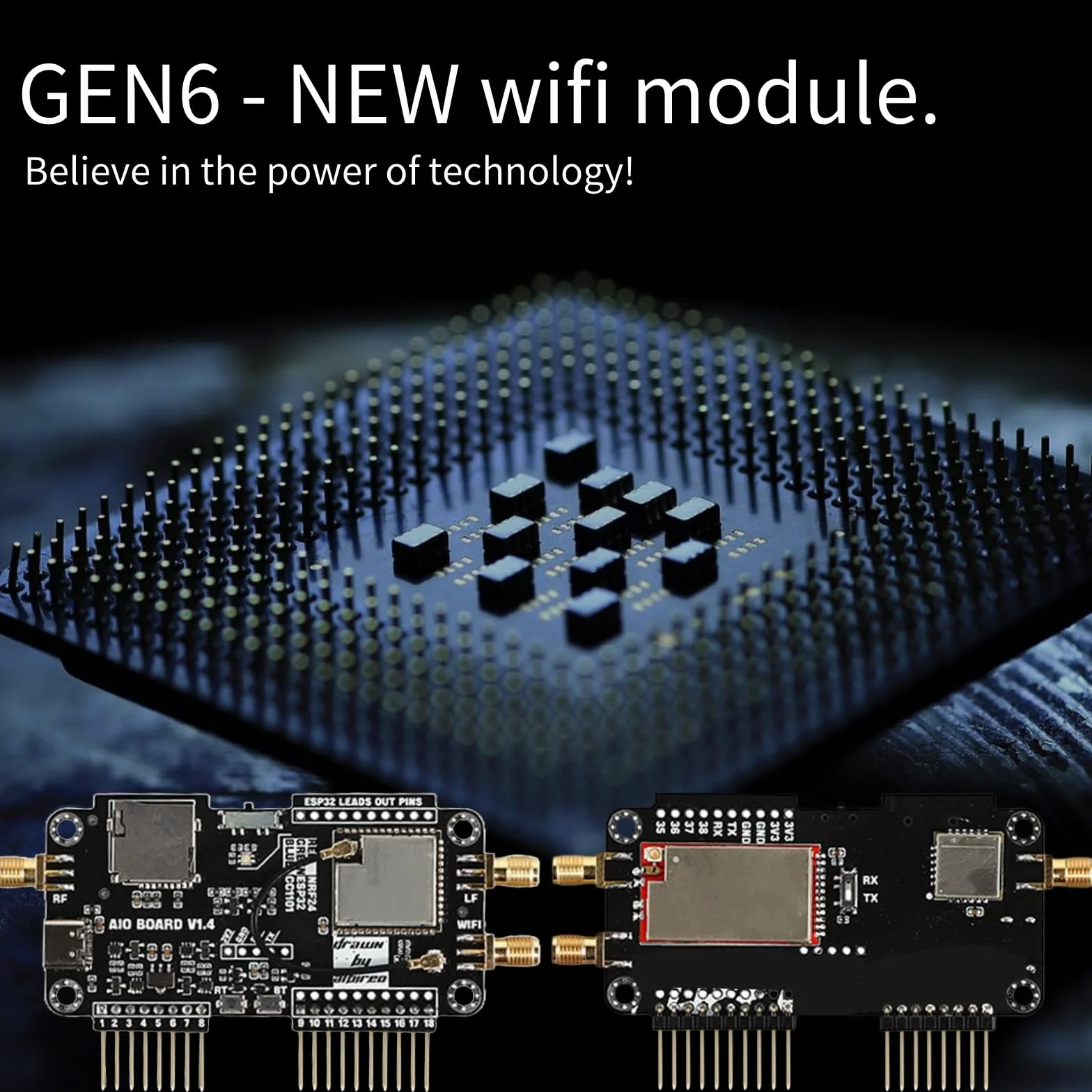 Flipper Zero moduł WiFi 2,4/5 GHz CC1101 NEF Sniffer Mousejacker płyta rozszerzeń