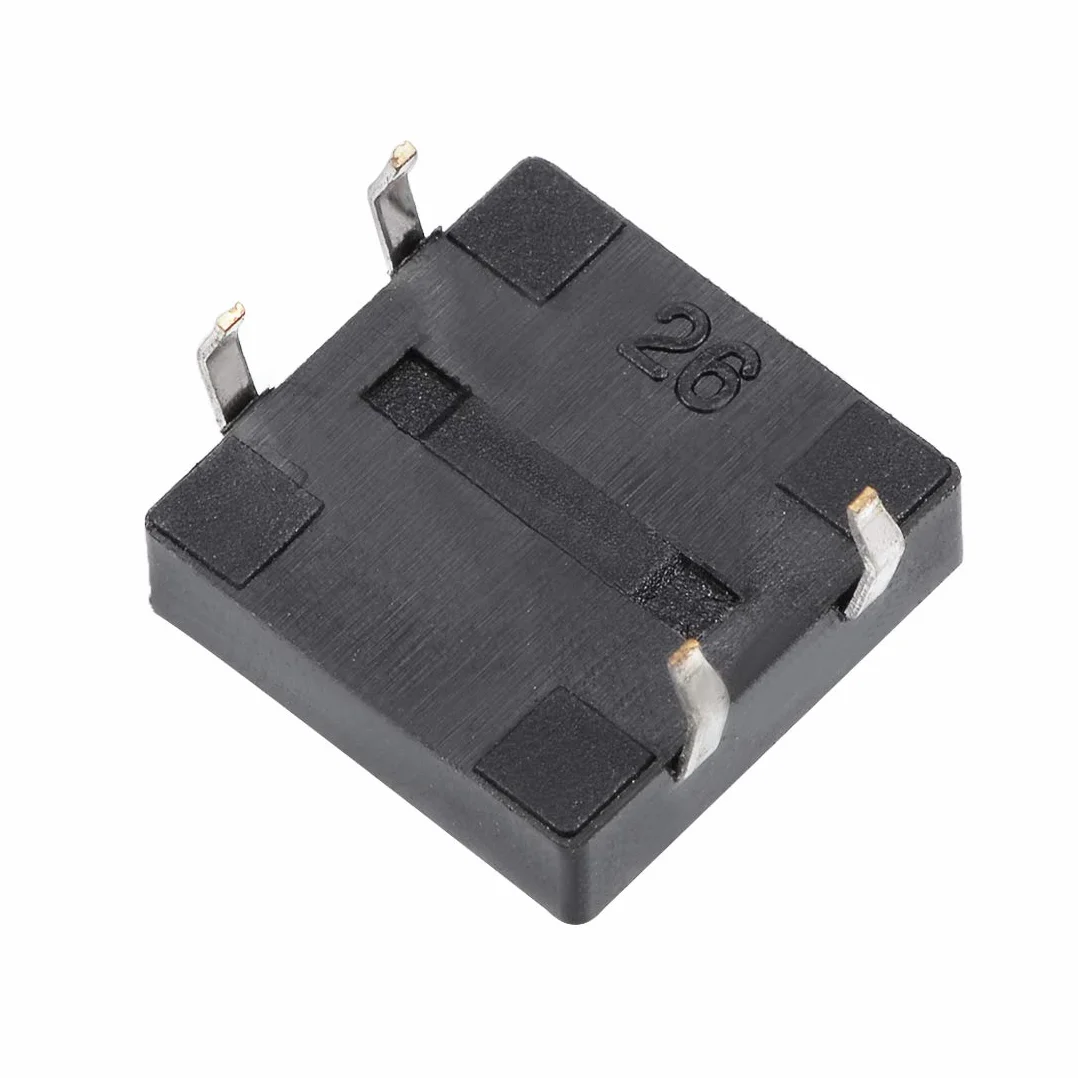 sourcing map 25 sztuk 12 x 12 x 4,3 mm płyta mini/mikro/małe PCB przycisk przełącznik DIP DE