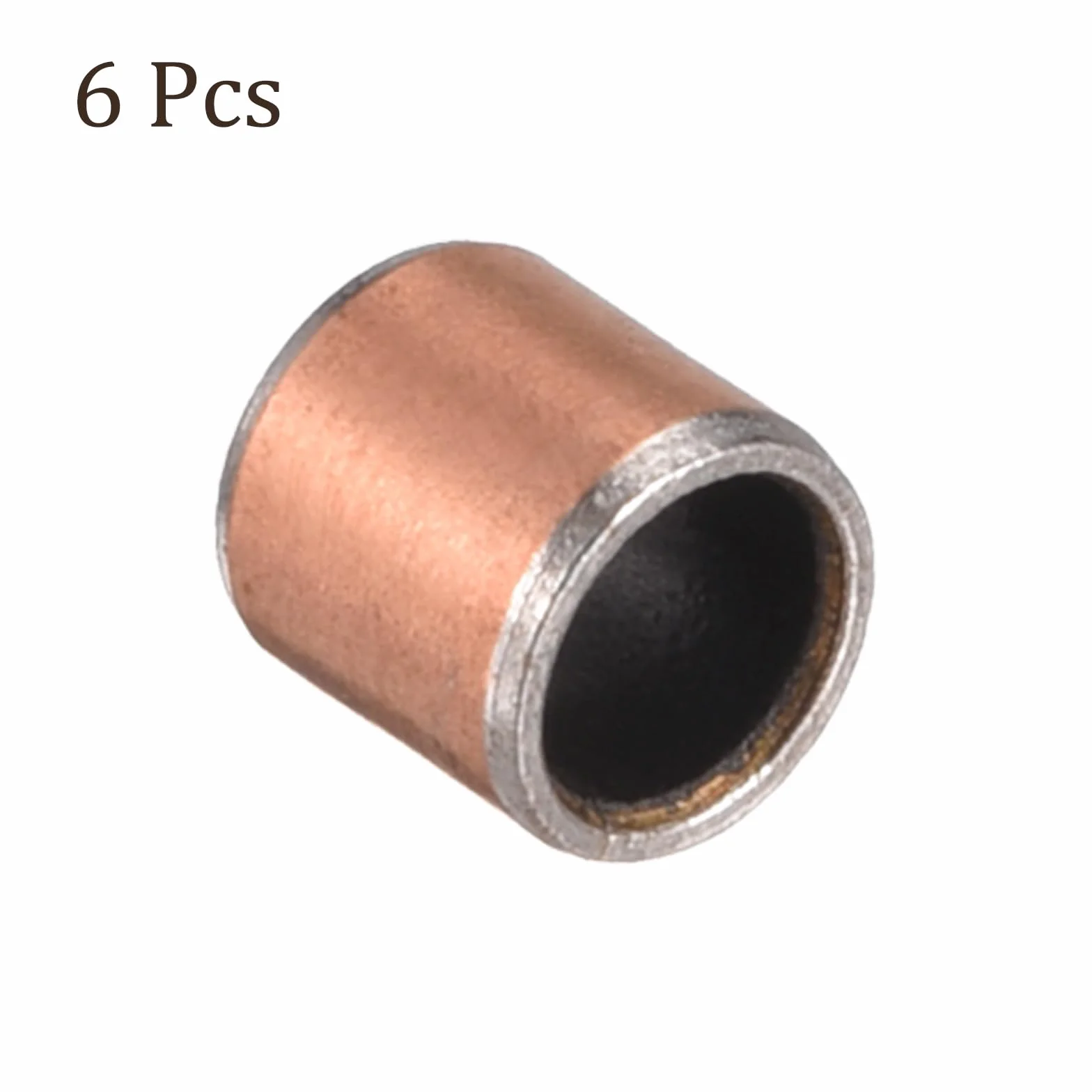 6 szt. tulejek 0608 - [otwór 6 mm x średnica zewnętrzna 8 mm x długość 8 mm] tuleje owinięte bezolejowe ruchy ślizgowe maszyny
