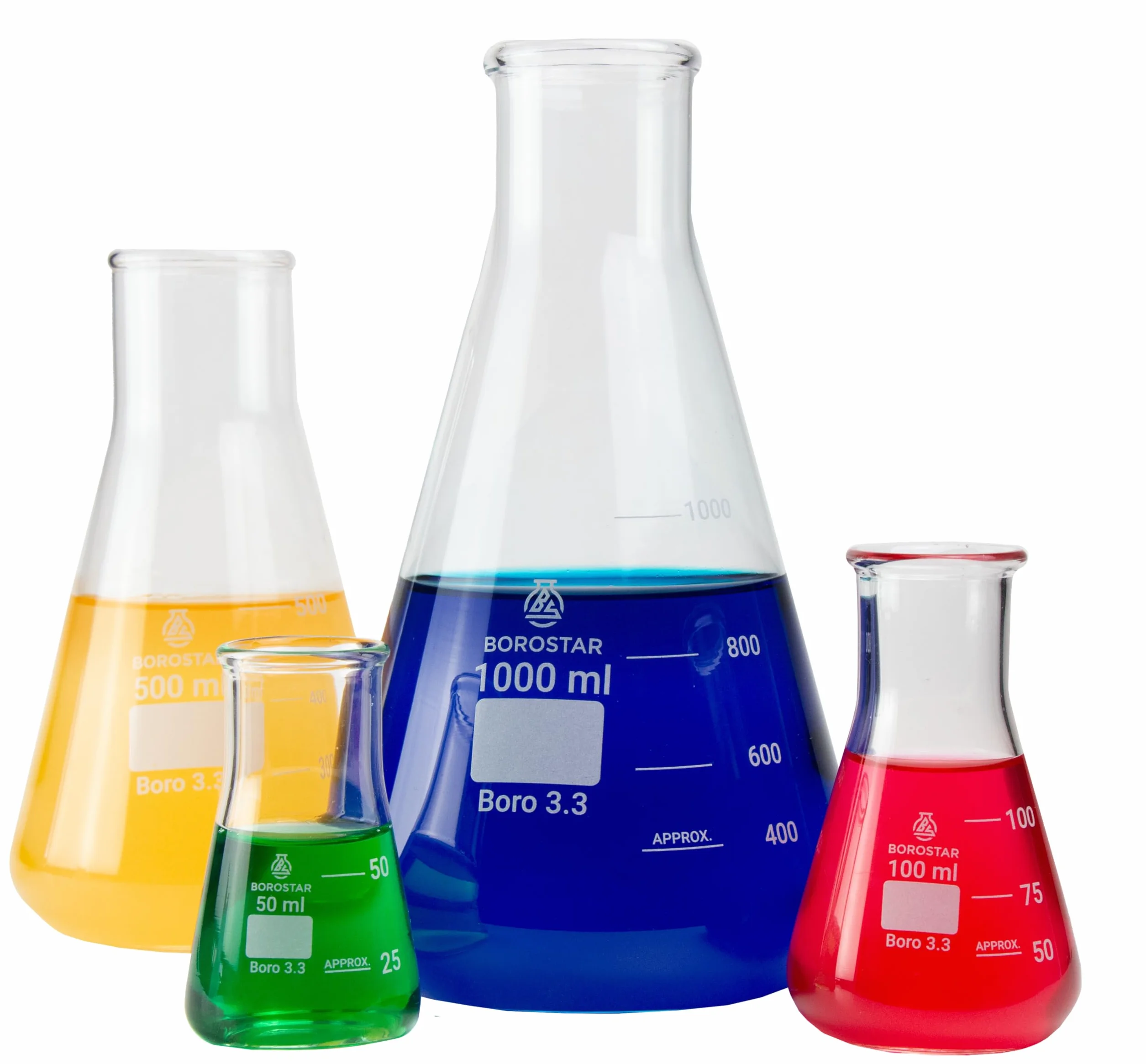 Kolba Erlenmeyera Boro 3.3 szeroka szyja 100 ml