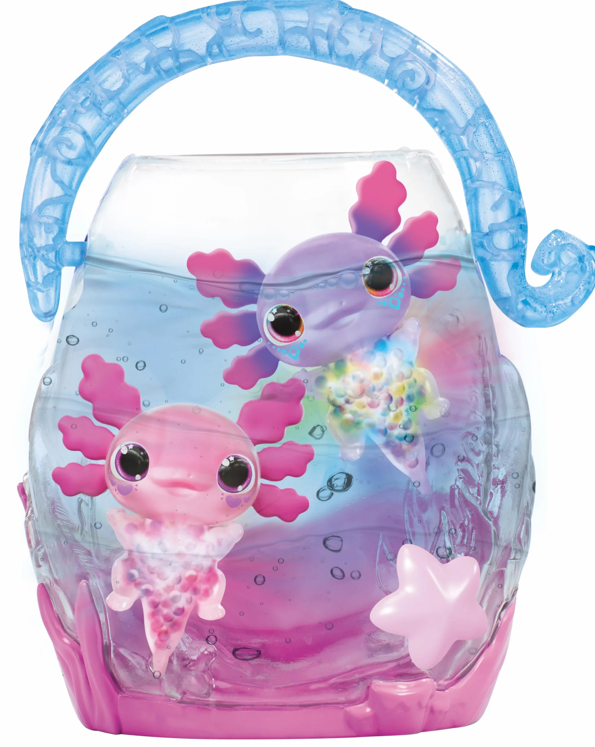 Animagic 932617 Let's Glo Axolotl Bubble Reef Twin Pack, Multi