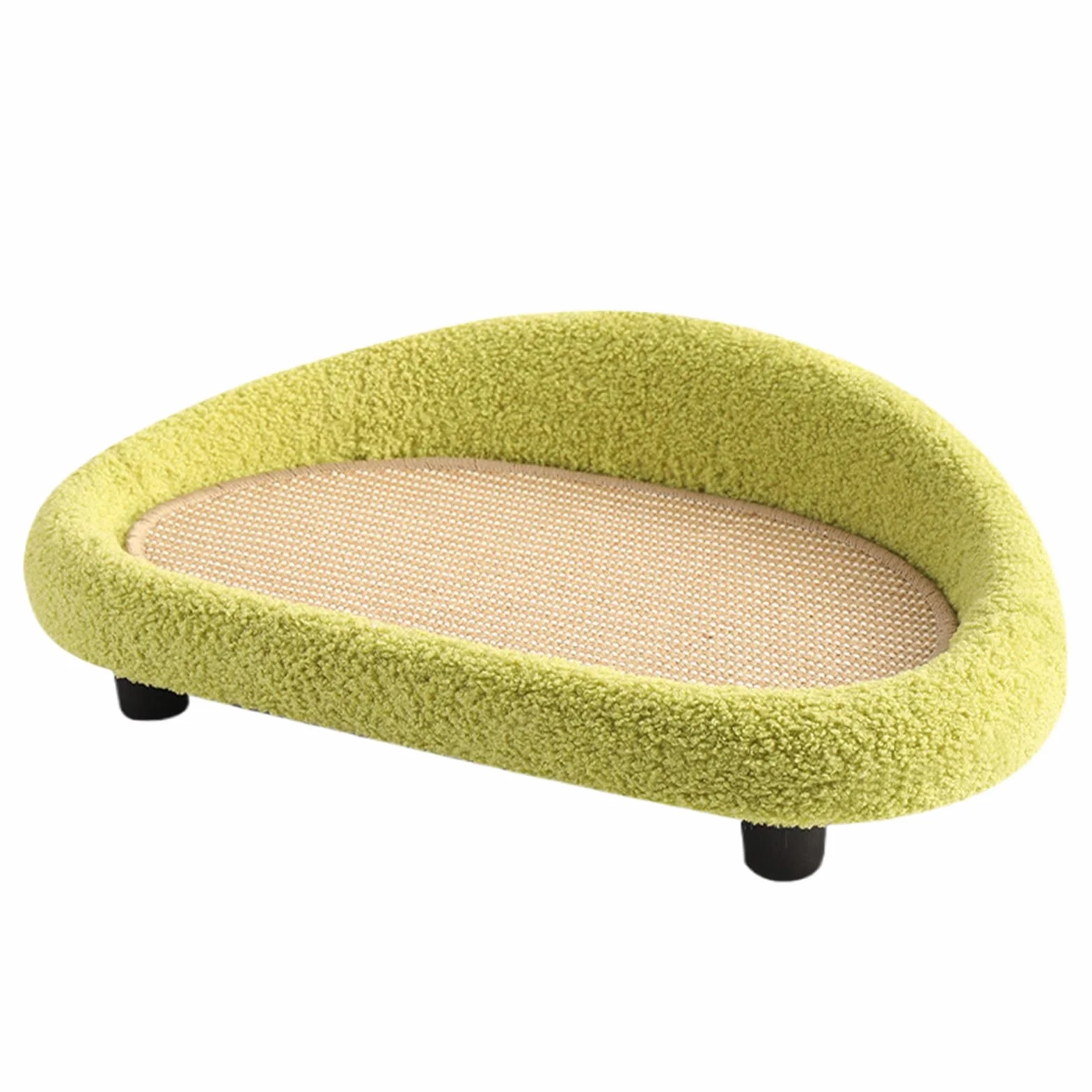 Kocie legowisko drapak Duże legowisko wypoczynkowe z naturalnego sizalu | Mata drapiąca dla kota do mieszkania, na taras, balkon, werandę, w kącie, do salonu