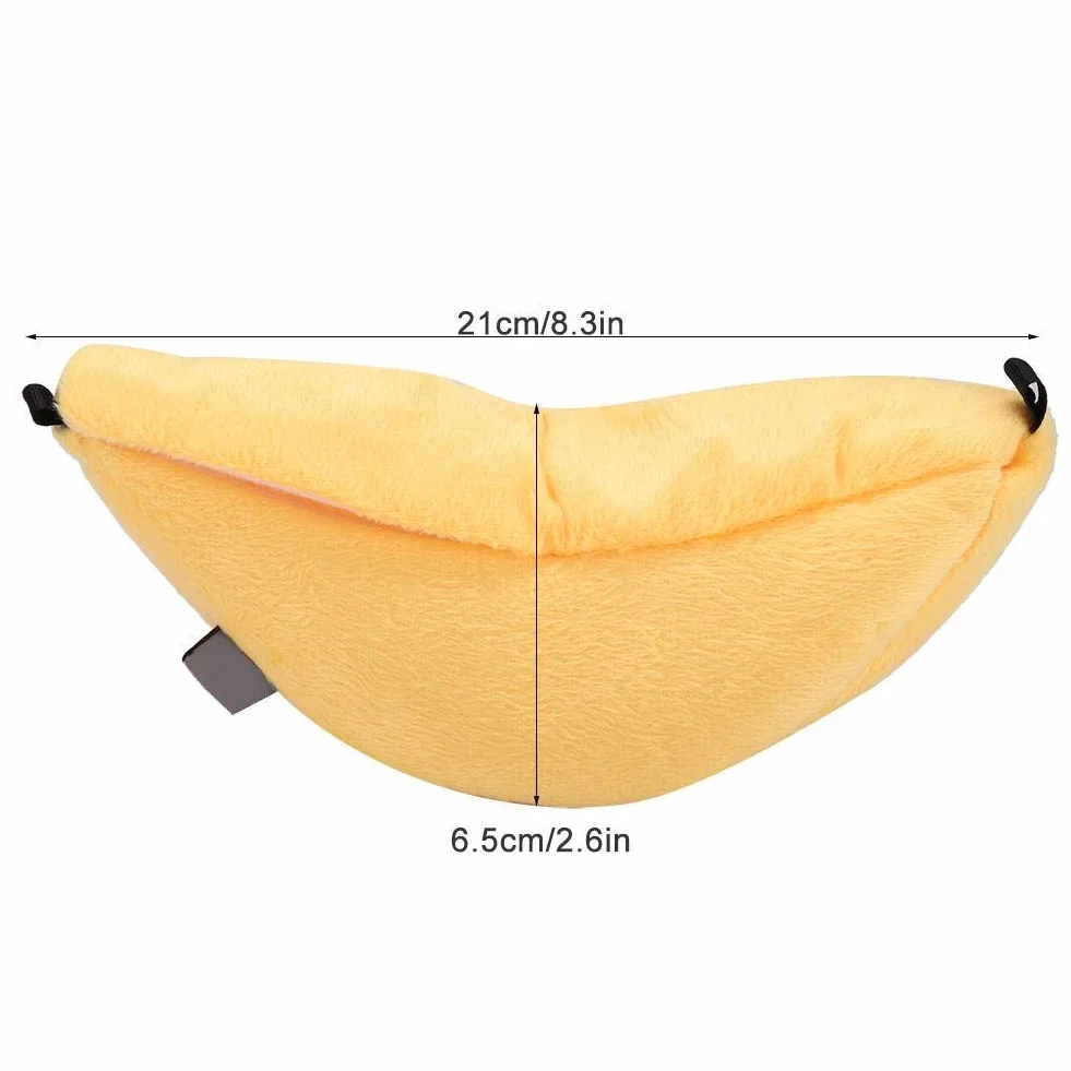 Bananowy Hamster Łóżko Hamak Wiszące Łóżko Piętrowe Dom Małe Zwierzę Domowe Zabawka Domowa Śpiące Gniazdo dla Małego Zwierzęcia Pet (Zielony)