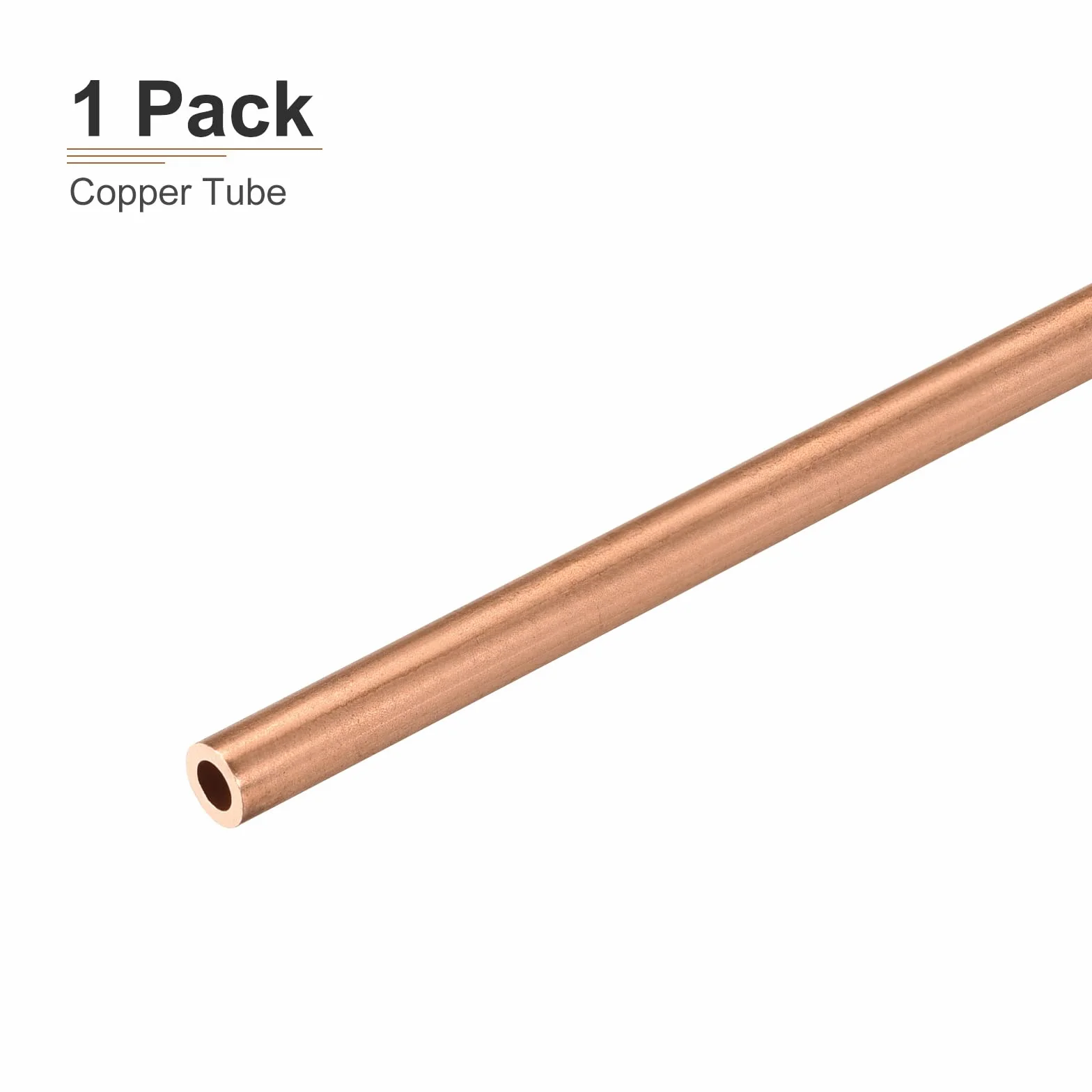 DTGN 5 mm x 1 mm x 300 mm (ODxWall TXL) rura miedziana - 1 opakowanie - dobra do wyposażenia maszynowego DIY dekoracyjna rama - okrągłe metalowe rurki