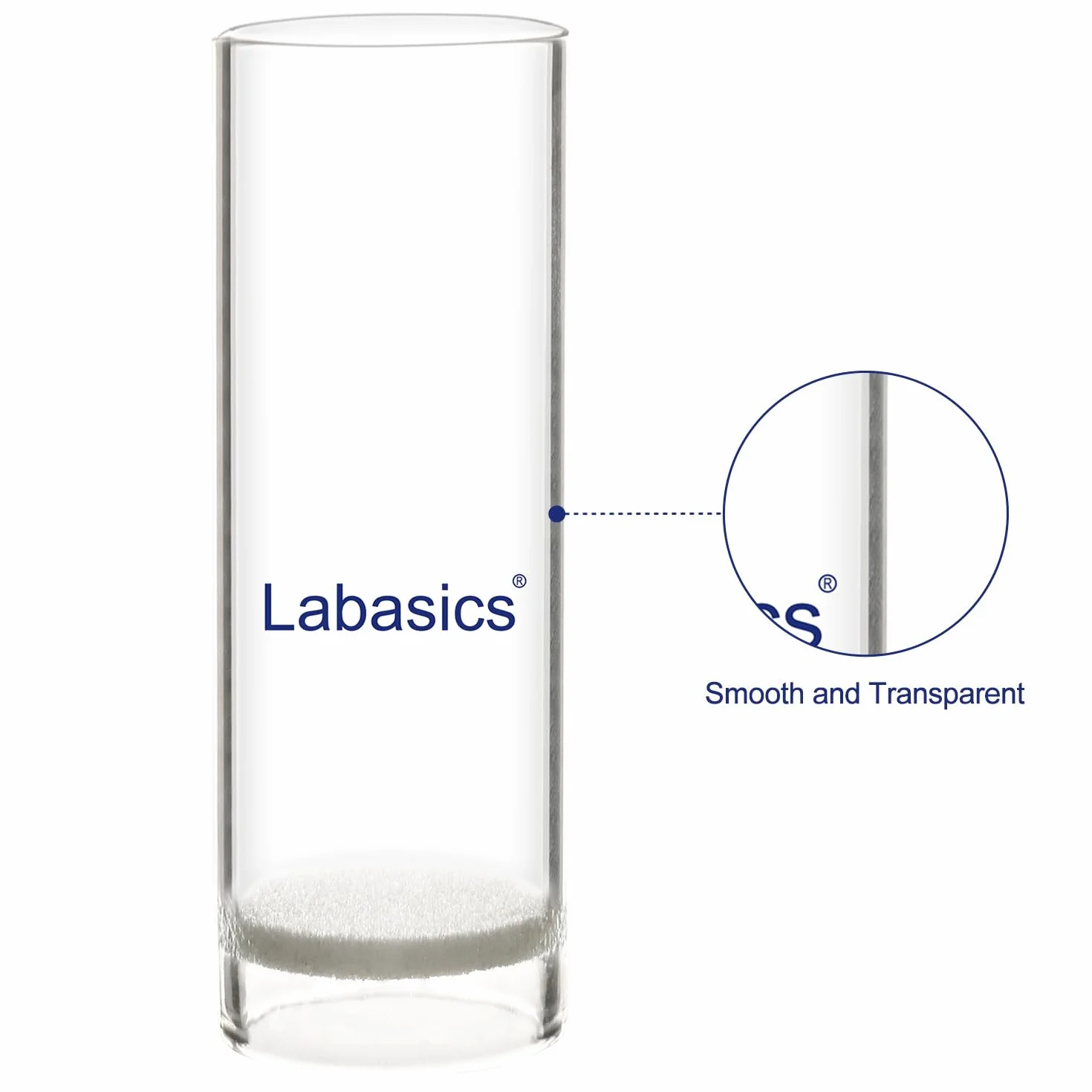 Labasics Szklany filtr ekstrakcji ze szkła borokrzemowego o średniej porowatości 30 mm ID 35 mm OD 100 mm do Soxhlet