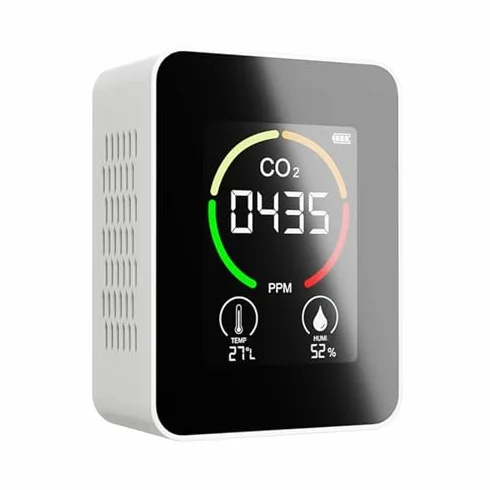 Monitor jakości powietrza CO2 z dużym ekranem LCD do szklarni