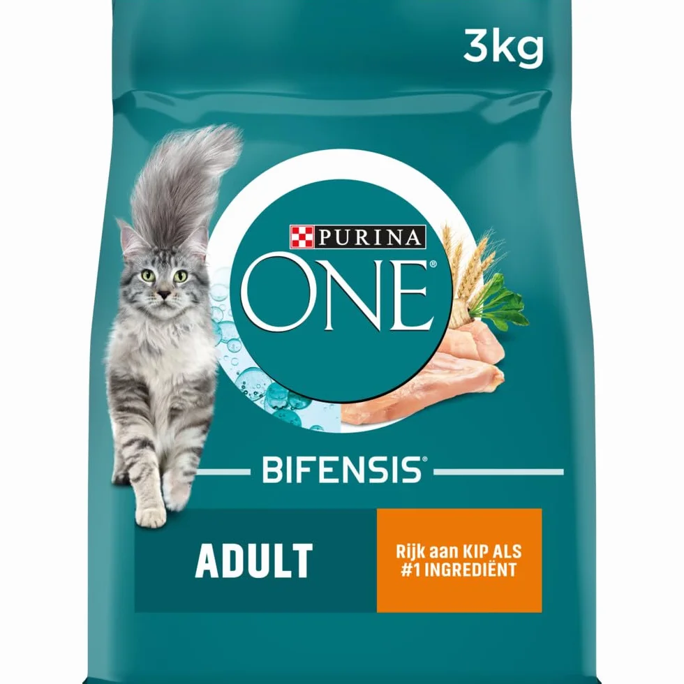 PURINA ONE BIFENSIS sucha karma dla kotów dla dorosłych, bogata w kurczaki, wzmacnia naturalną obronę, dla zdrowych kości, skóry, zębów i dróg moczowych, od 1 roku życia