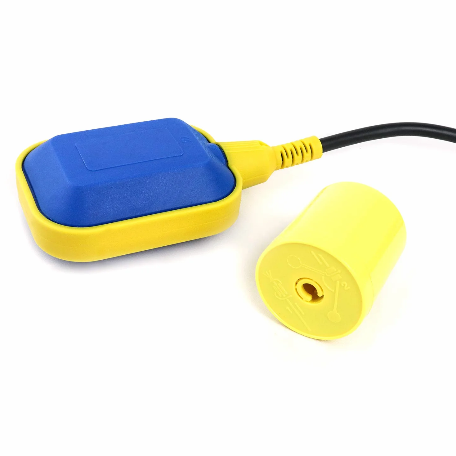 QWORK 3m kabel regulator poziomu wody prostokątny łącznik pływakowy do zbiornika