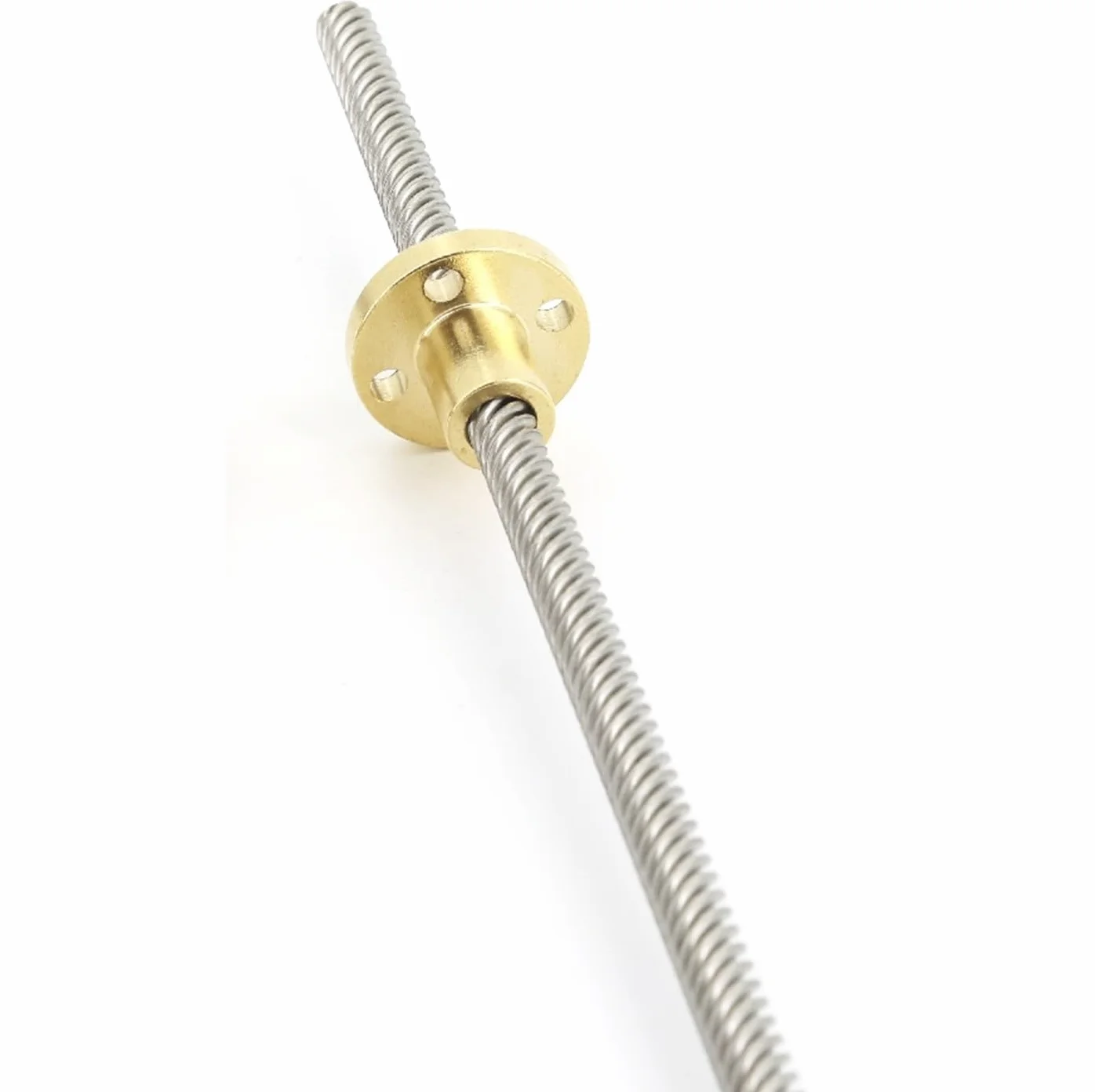Śruba gwintowana Tr6x1 z gwintem trapezowym, długość 150 mm, trzpień gwintowany T6 z mosiężną nakrętką, pręt śrubowy ze stali nierdzewnej 304 śruba trapezowa (rozmiar: ołów 6 mm)