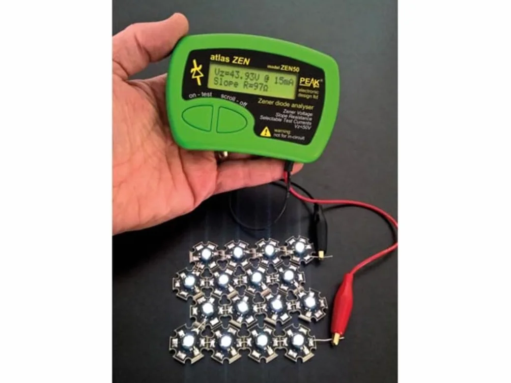 Velleman Atlas Zen - Analizator DIOD ZENER (0-50 V)