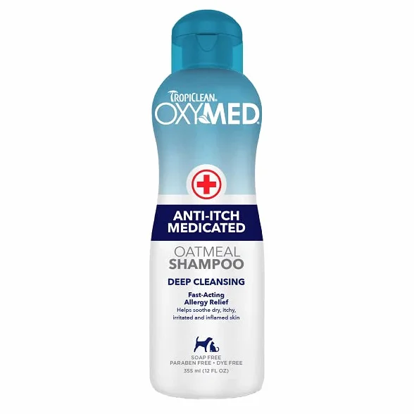 Tropiclean Oxy-Med Anti Jeuk Medicinale Shampoo - 355 ml