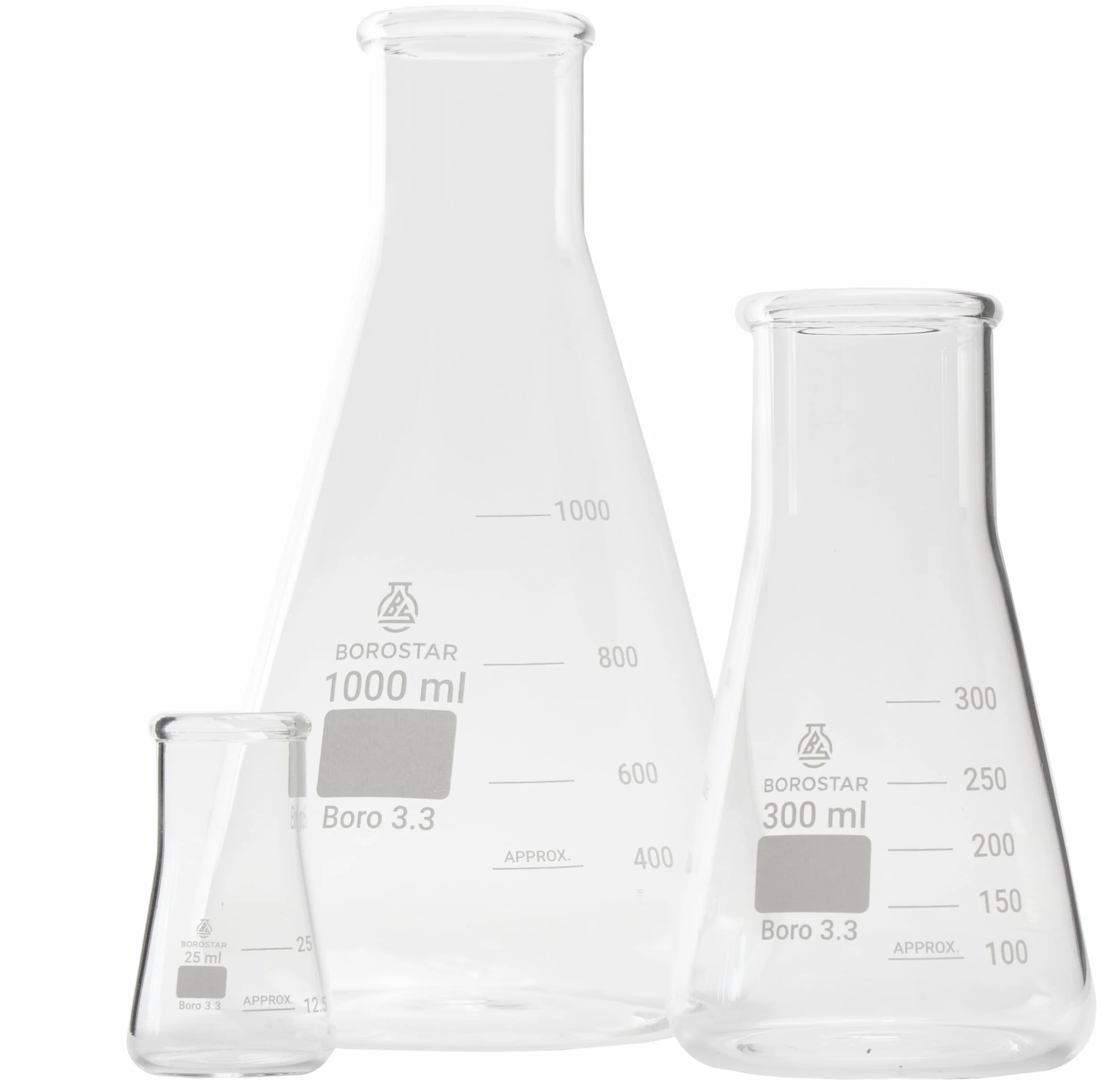 Kolba Erlenmeyera Boro 3.3 szeroka szyja 100 ml