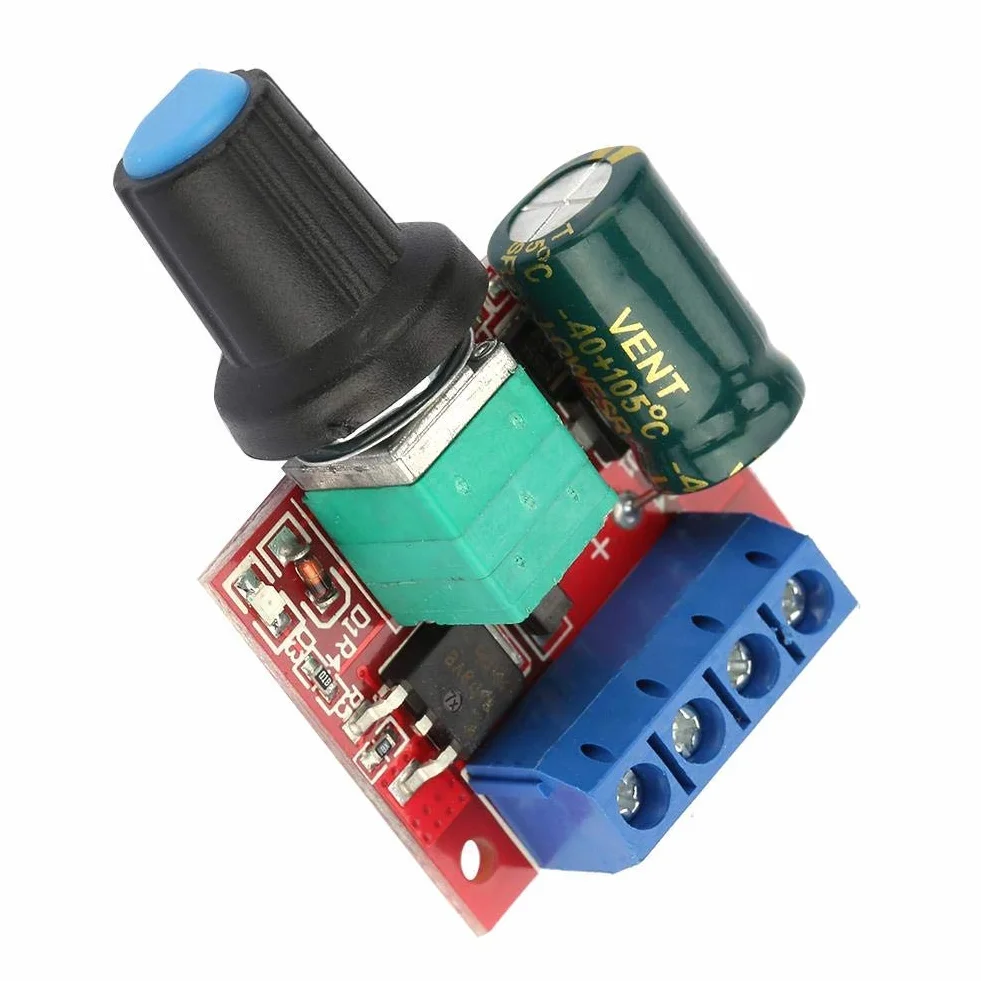 Regulowany regulator napięcia Przełącznik sterownika silnika 5 V-28 V 5A PWM DC Regulator prędkości silnika DC Przełącznik kontrolera Regulator napięcia Ściemniacz LED