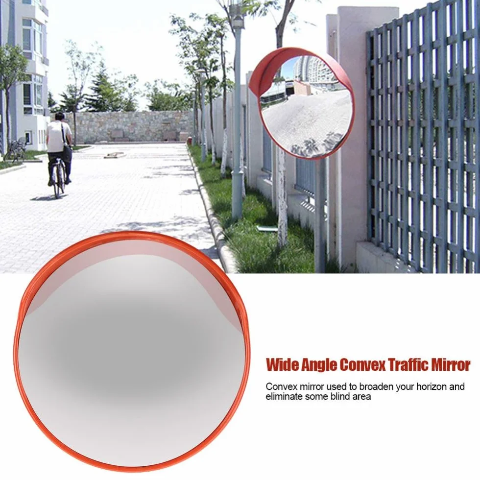 Lustro panoramiczne drogowe wypukłe 60 cm z regulowanym uchwytem