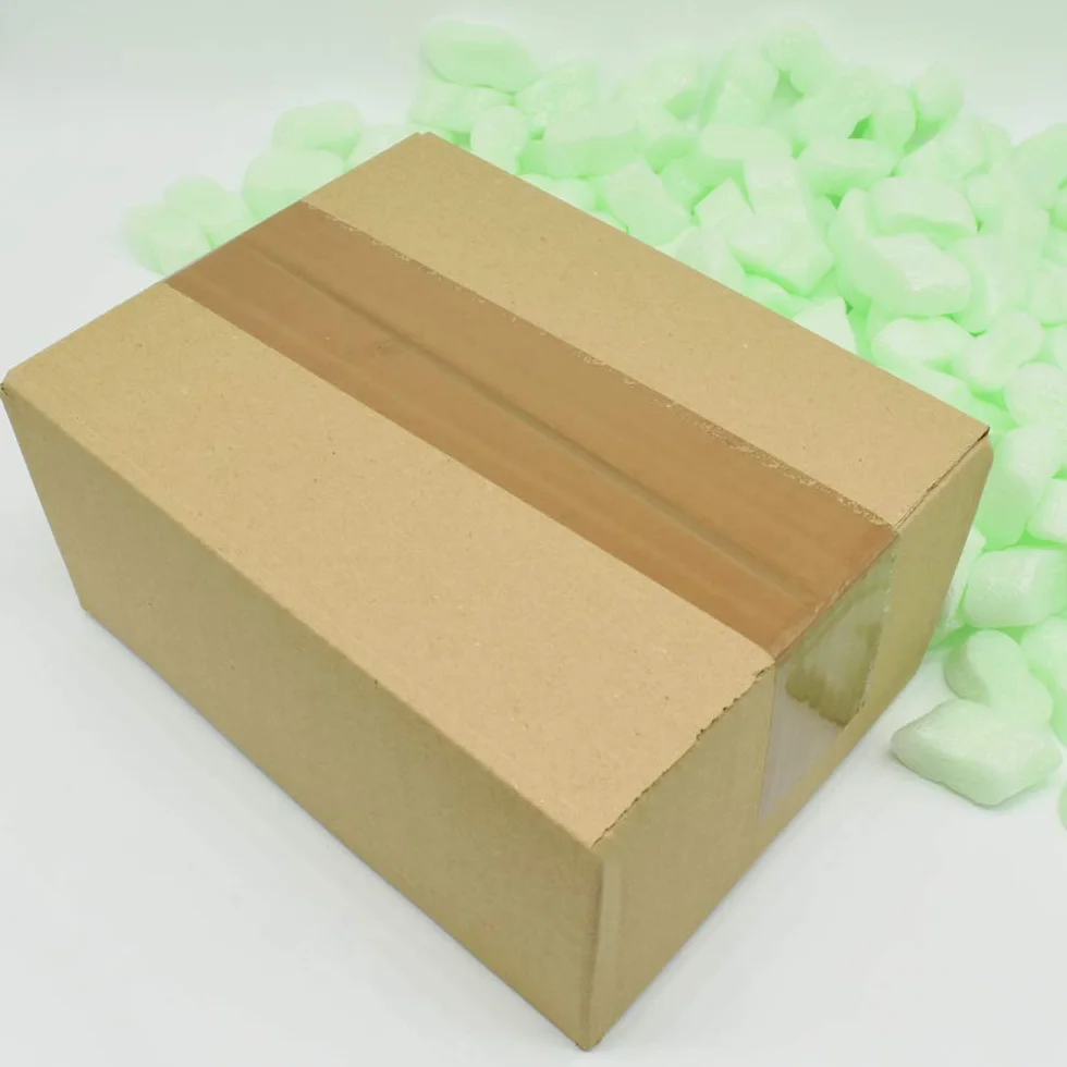12,5 l żeton do pakowania Flo-Pack Green materiał wypełniający zielony materiał tapicerski zapewniający wysoką ochronę produktu