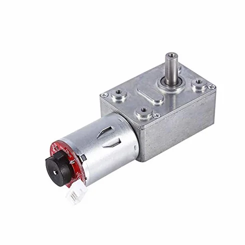 DC 12V Schneckengetriebe Motor Reduzierung mit Encoder selbsthemmend 10RPM