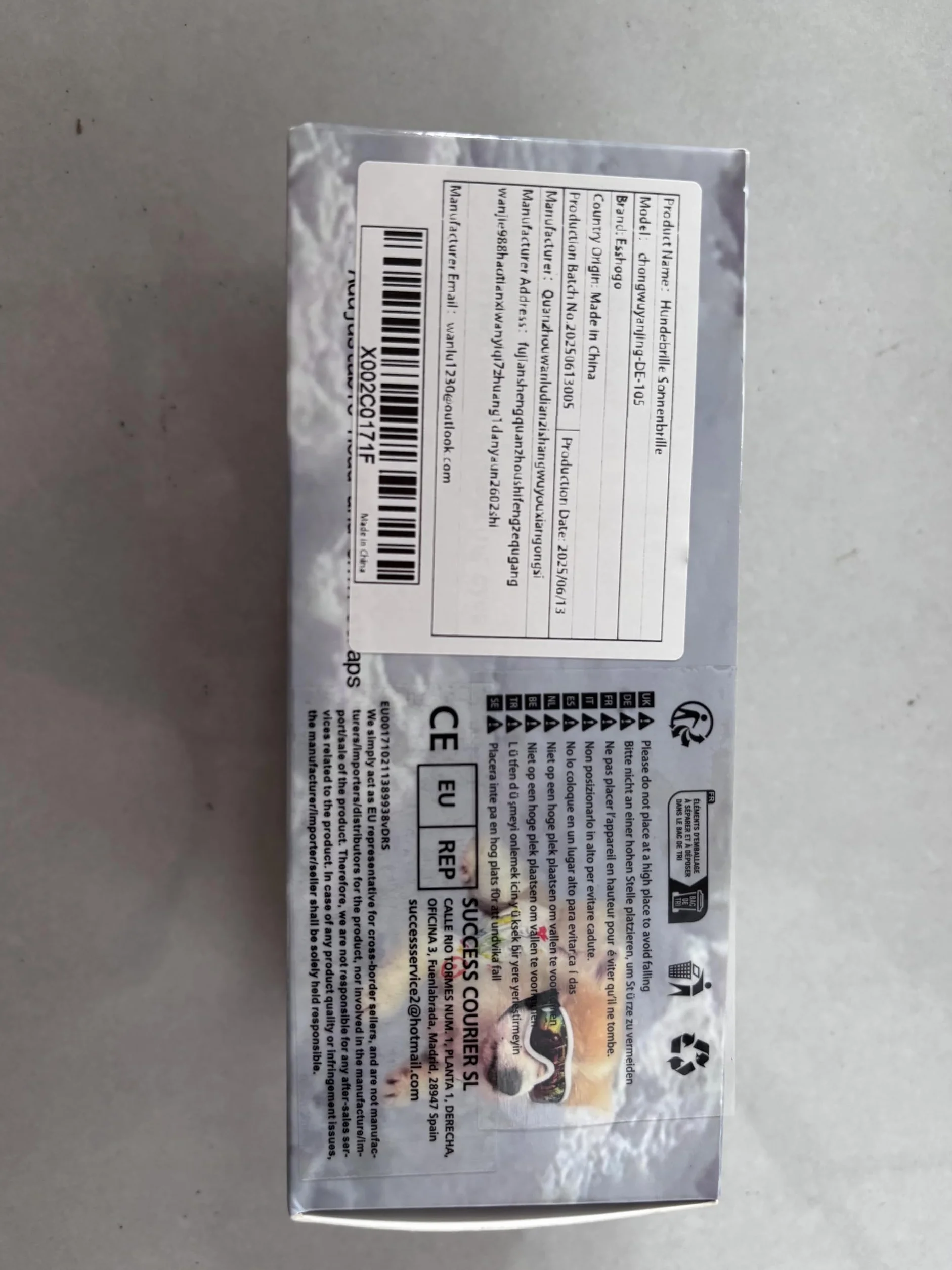 Okulary przeciwsłoneczne dla psów, okulary przeciwsłoneczne dla dużych psów, okulary ochronne UV, regulowane okulary przeciwsłoneczne dla psów dla średnich i małych, przezroczyste okulary