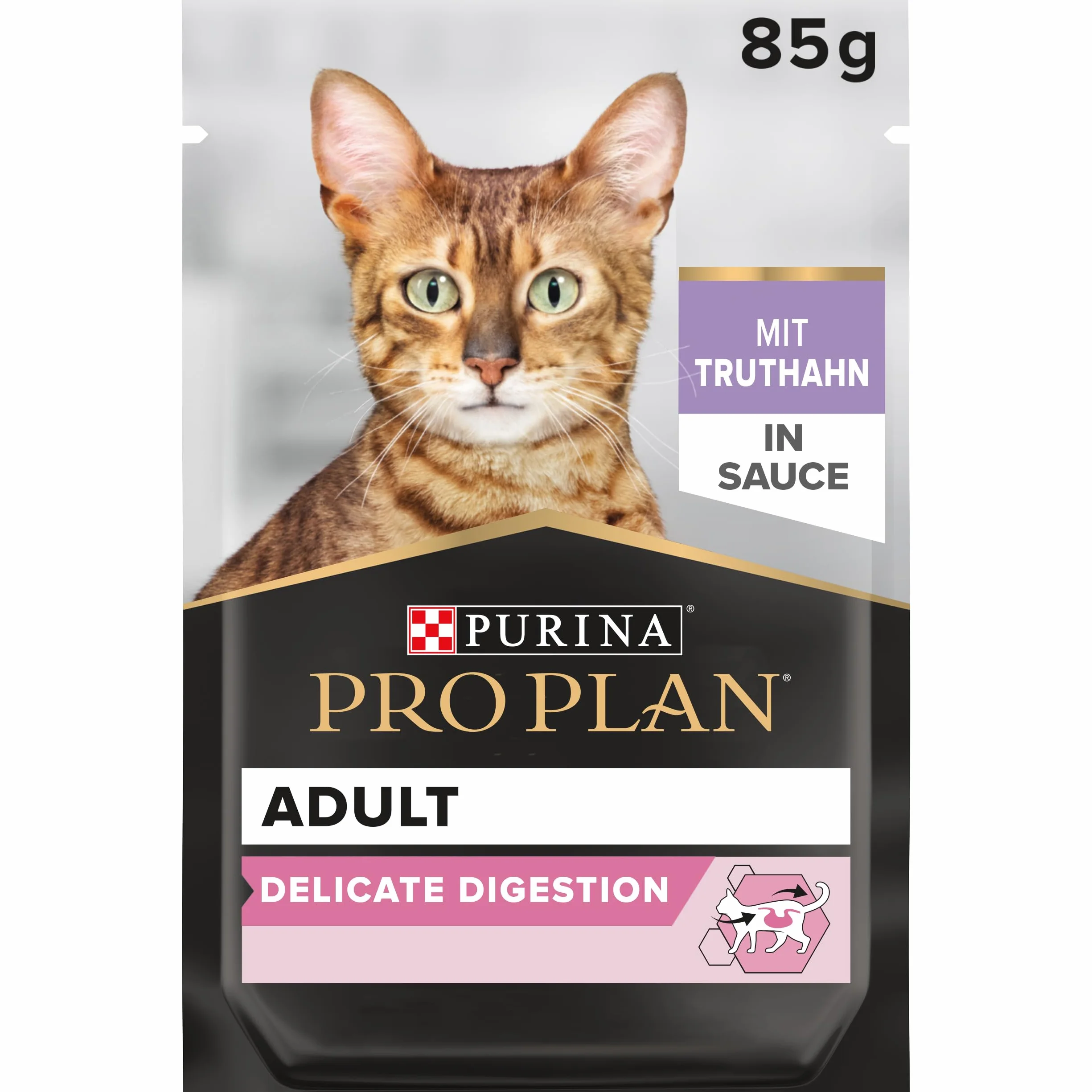 Pro Plan Cat Delicate Nutri Savour mokra karma dla kotów, z indykiem, 26 sztuk (26 x 85 g)