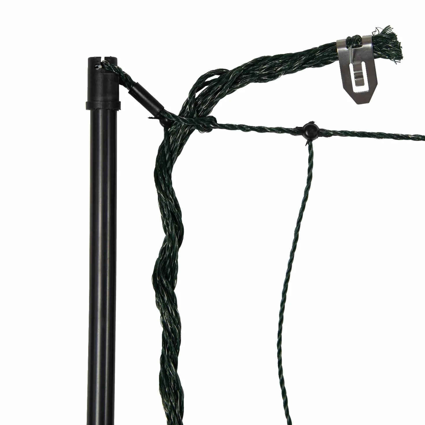 horizont easyLine Ogrodzenie dla kur 50 m 105 cm 14 słupków z włókna szklanego zielone