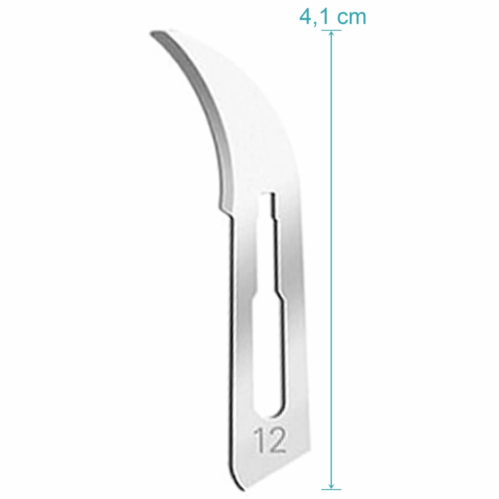 May Zestaw 60 sterylnych ostrzy skalpela fig. 10-15 ze stali węglowej do majsterkowania, dermaplaningu
