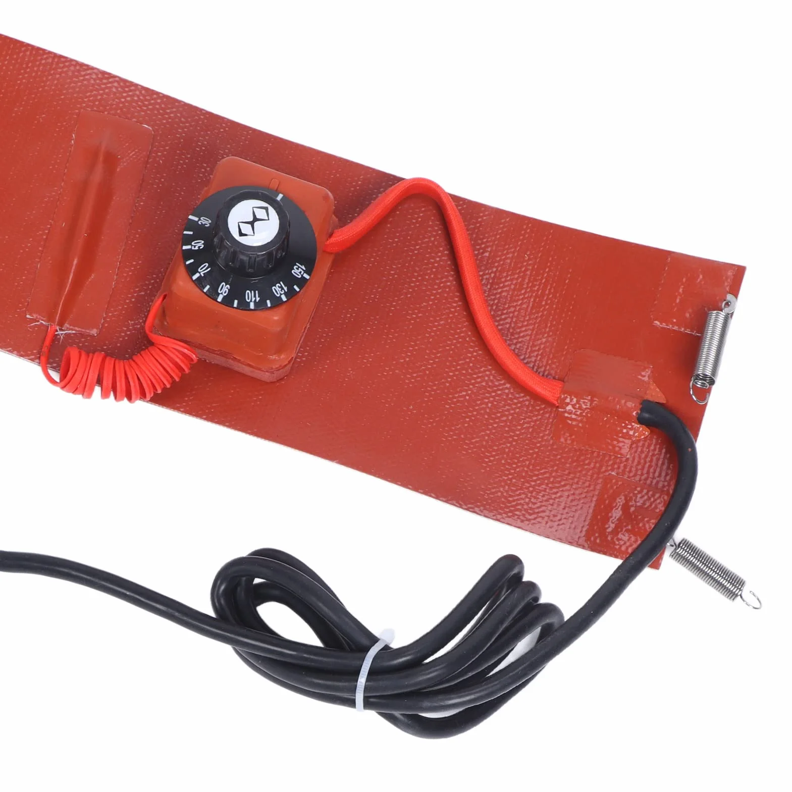 Podgrzewacz beczki olejowej 1000 W z termostatem 30-150℃ silikonowy grzejnik do ogrzewania beczek 200L dla zbiorników na wodę rurociągów magazynów przemysłowych