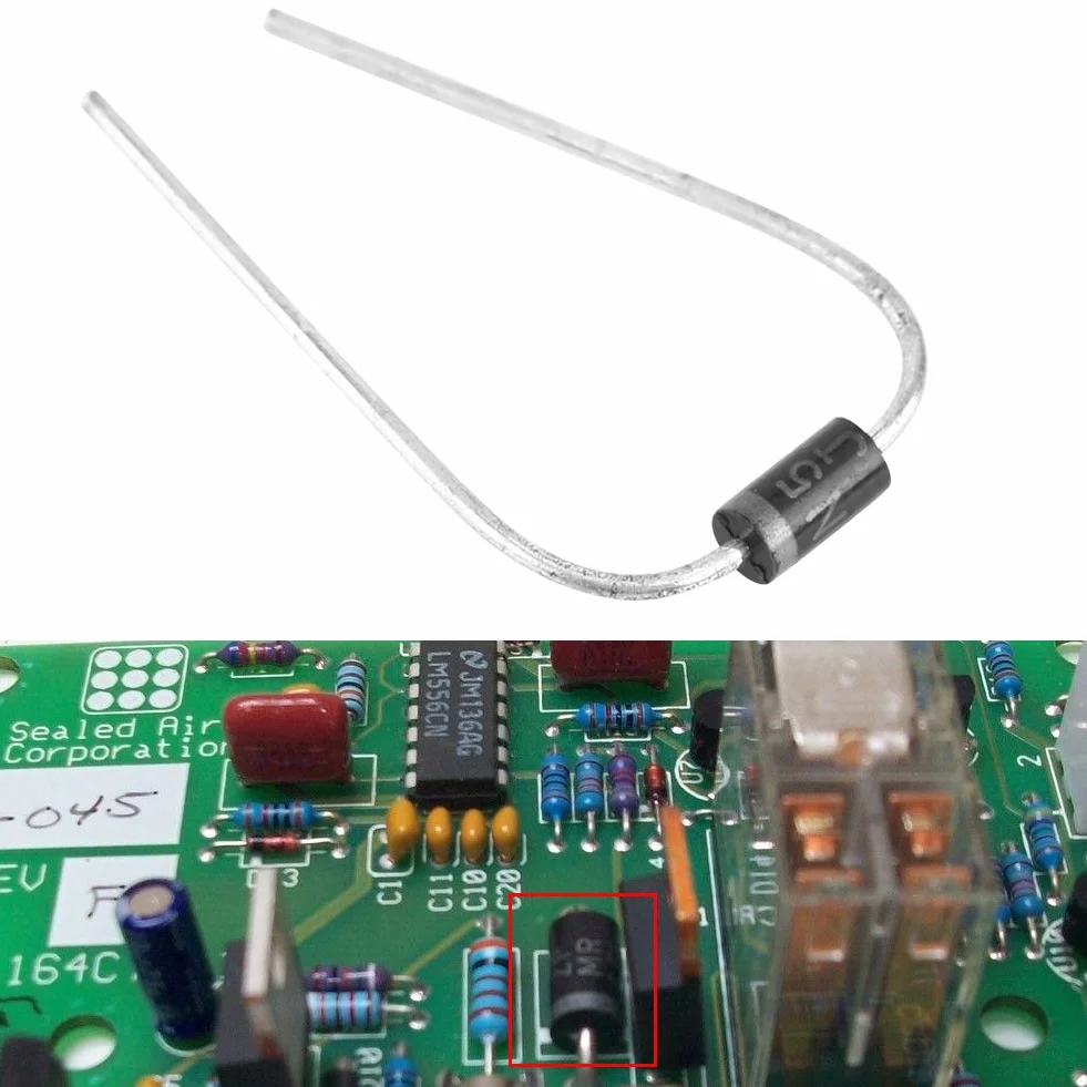 Spannungsregler Diode Sortiment 10 Werte 200 Stücke 1N4001~1N4007 1N5817~1N5819 mit Klarsichtbox