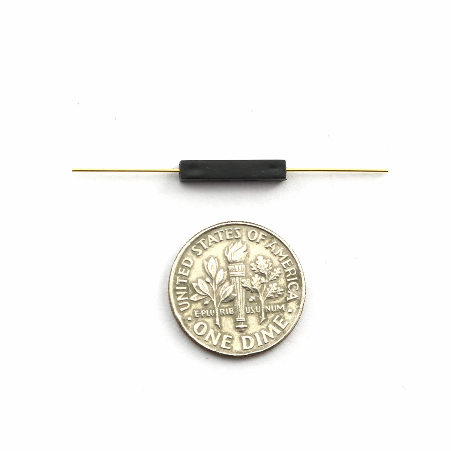 GTIWUNG 15-częściowy przełącznik Reed, otwarty przełącznik, indukcyjny przełącznik magnetyczny 2,5 mm x 14 mm, normalnie otwarty przełącznik Reed (N/O)