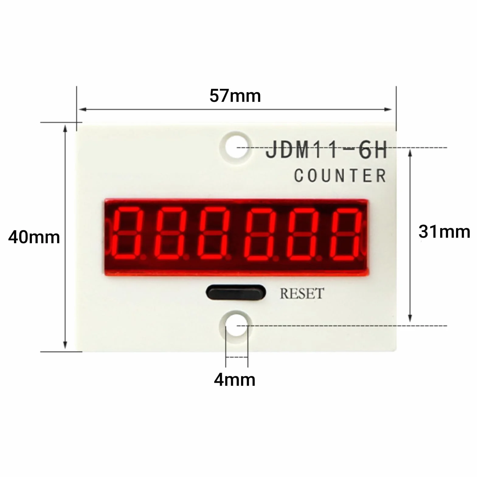 Multitester Elektryczny 6-cyfrowy AC/DC 12V